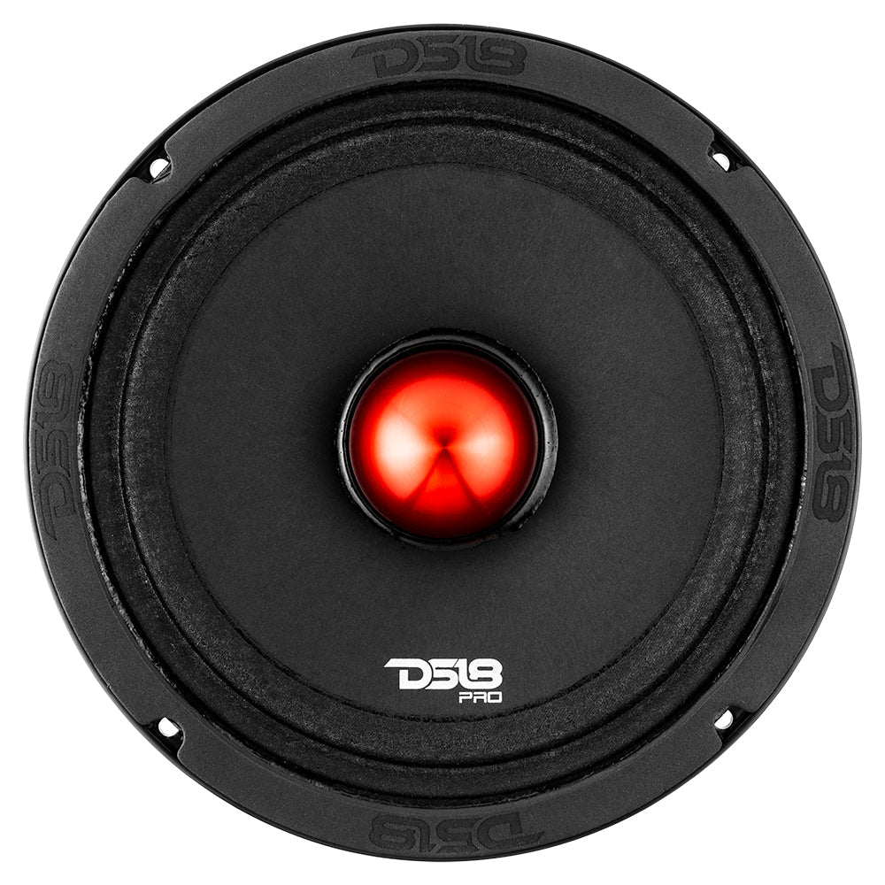 DS18 PRO 8" Slim Neodymium Mid-Range Loudspeaker with Bullet | 500W 4-Ohm