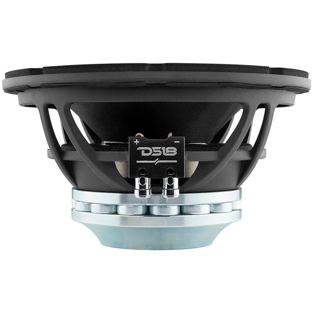 DS18 PRO 10" Neodymium Water resistant Carbon Fiber Cone Mid-Bass Woofer 450 Watts Rms 4-Ohm