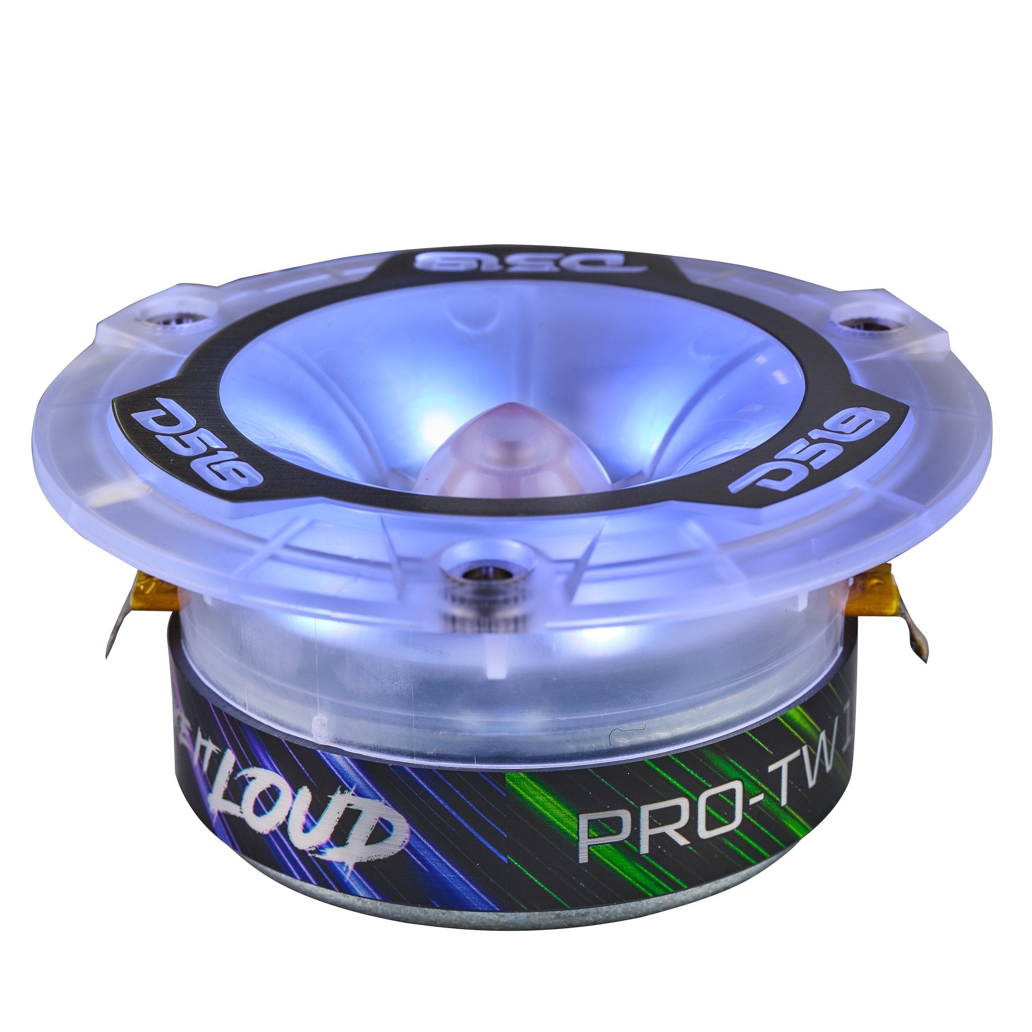 DS18 3.8” Super Bullet Tweeter with 1” Aluminum Voice Coil & Digital LED Lights