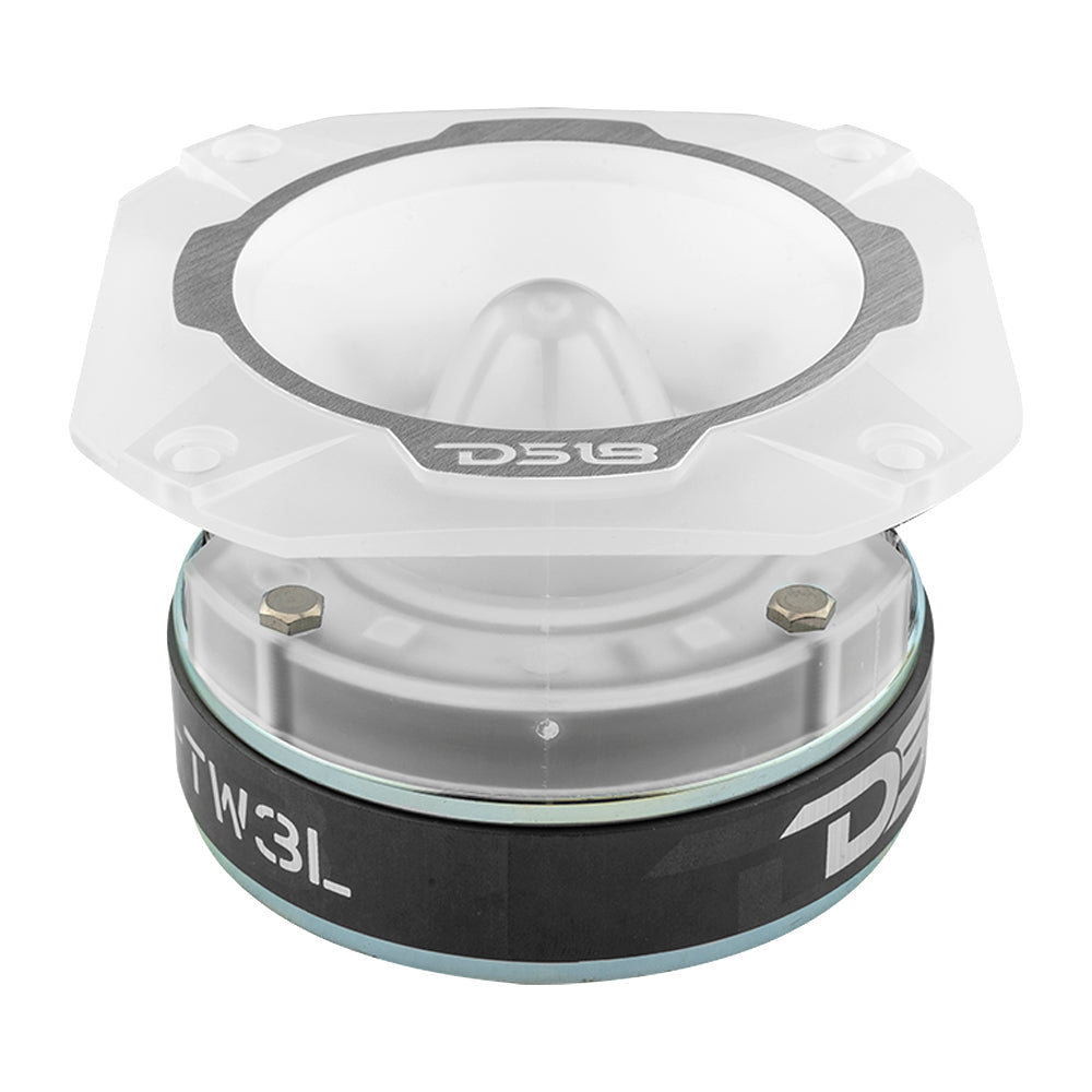 DS18 4" Super Bullet Tweeter 250 Watts 1.5" Titanium 4-Ohm Vc with RGB LED Lights