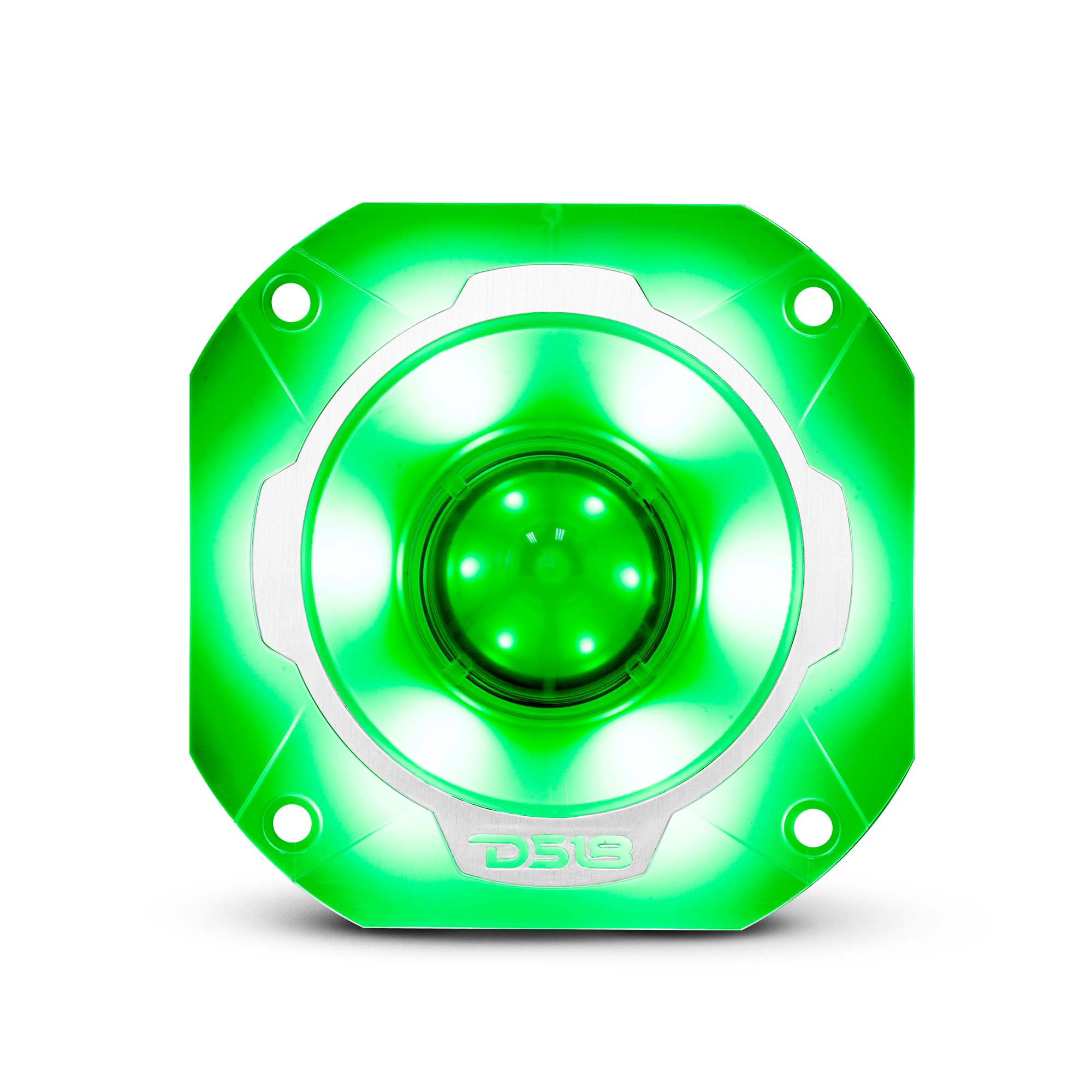 DS18 4" Super Bullet Tweeter 250 Watts 1.5" Titanium 4-Ohm Vc with RGB LED Lights