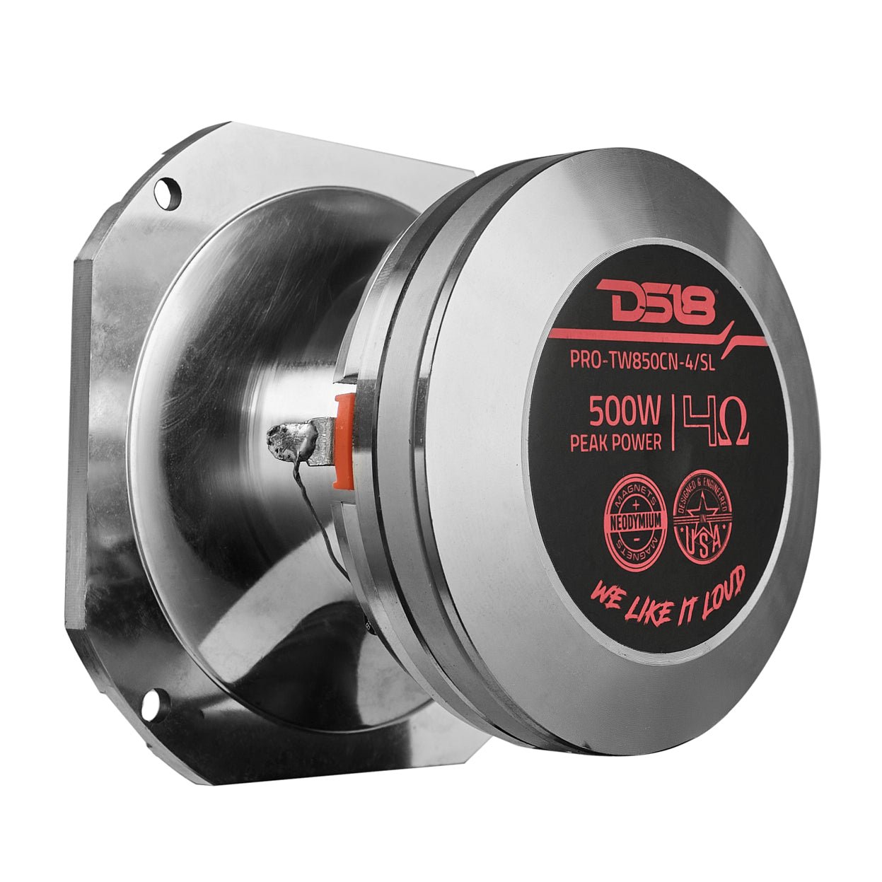 DS18 4" High Compression Tweeter | Neodymium Magnet | 4-Ohm