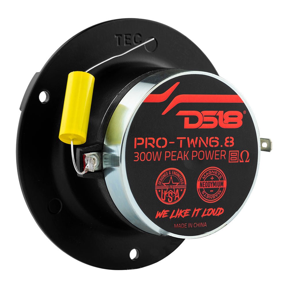 DS18 4" High Compression Neodymium Tweeter | 150W 1.25" Polyimide 8-Ohm Vc