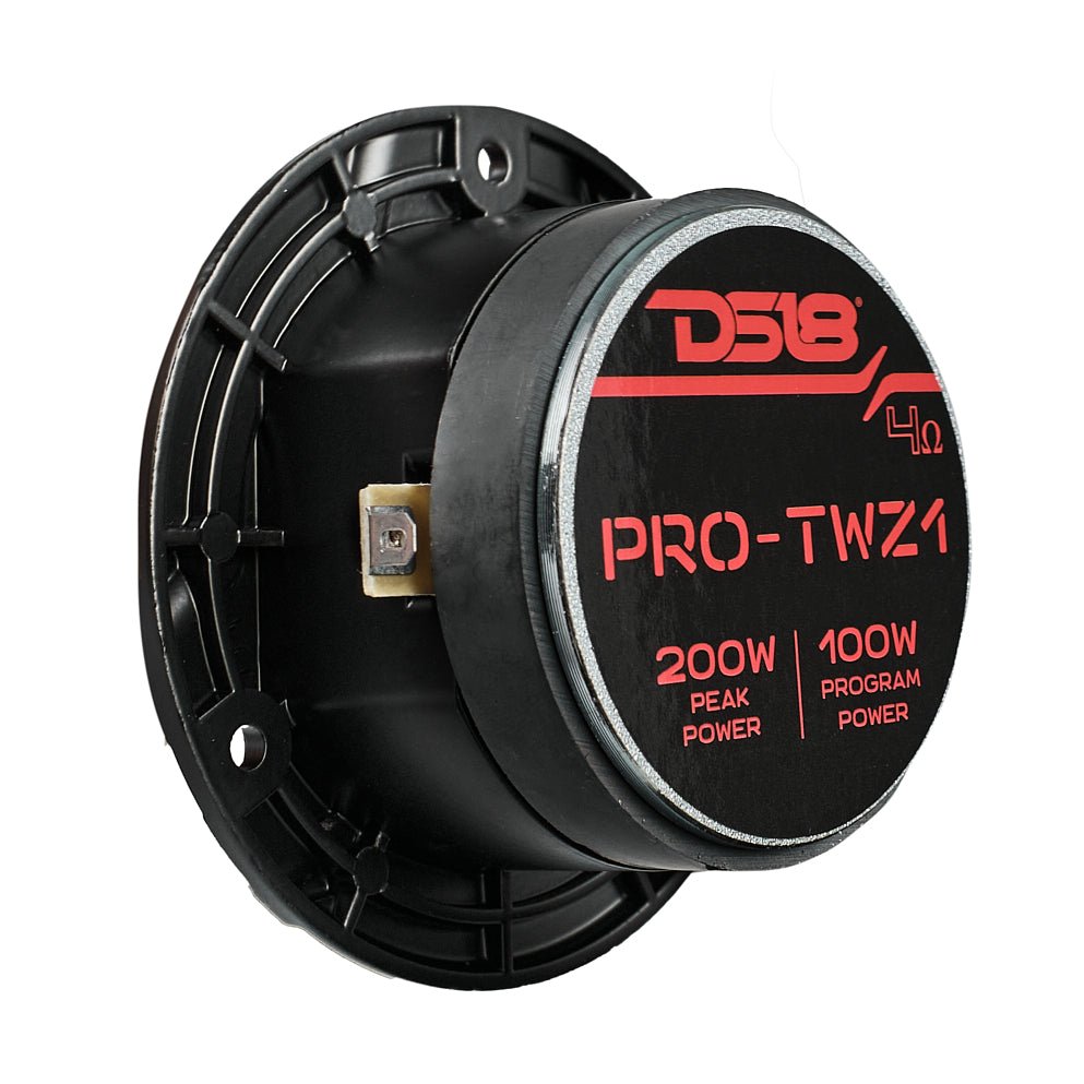 DS18 3.8" Super Bullet Compression Tweeter with 1" Aluminum Voice Coil | 100 Watts Rms 4-Ohm