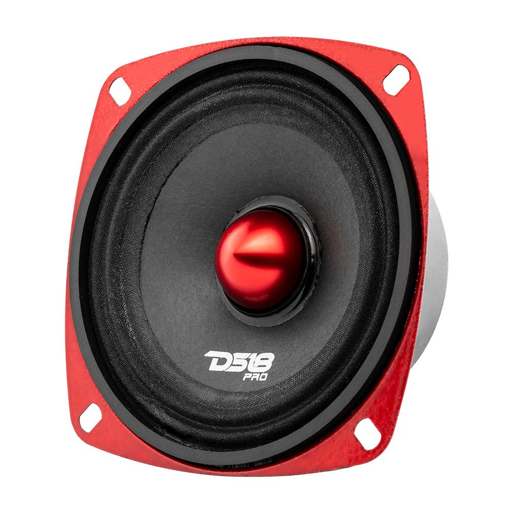 DS18 PRO-X 4" Shallow Mid-Range Bullet Loudspeaker | 100W RMS 4-Ohm
