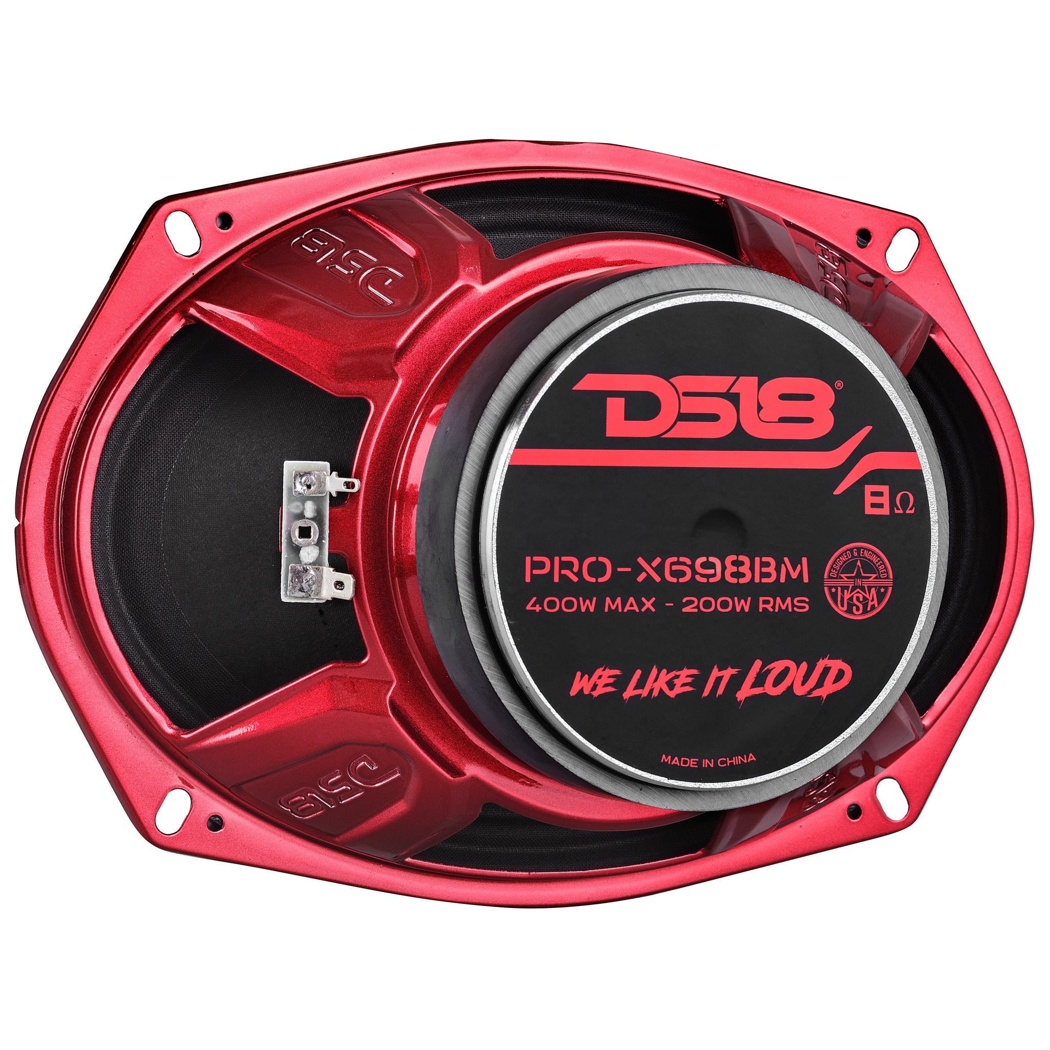 DS18 PRO-X 6X9" Mid-Range Bullet Loudspeaker | 200W RMS 8-Ohm