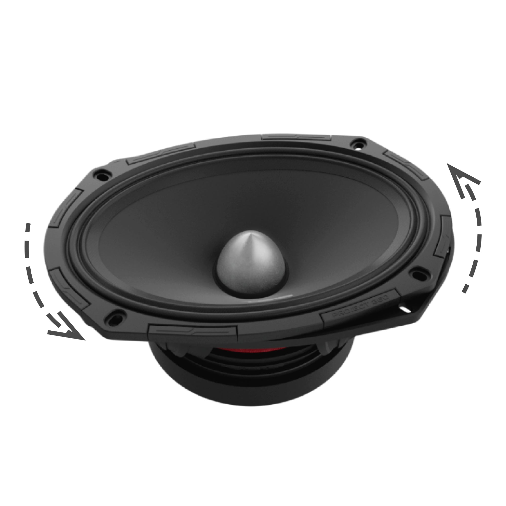 DS18 PROJECT360.694B PROJECT360 6x9" Mid-High Bullet Loudspeaker 300 Watts Rms 4-Ohm — view 3