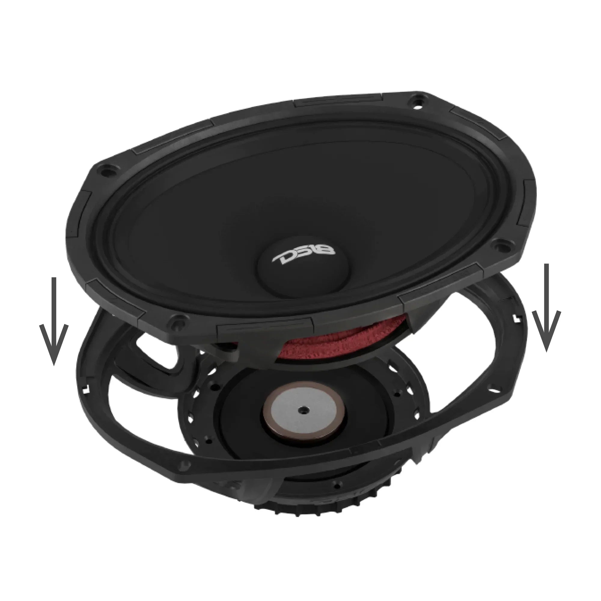 DS18 PROJECT360.694N PROJECT360 6x9" Neodymium Mid-High Loudspeaker 350 Watts Rms 4-Ohm — view 6