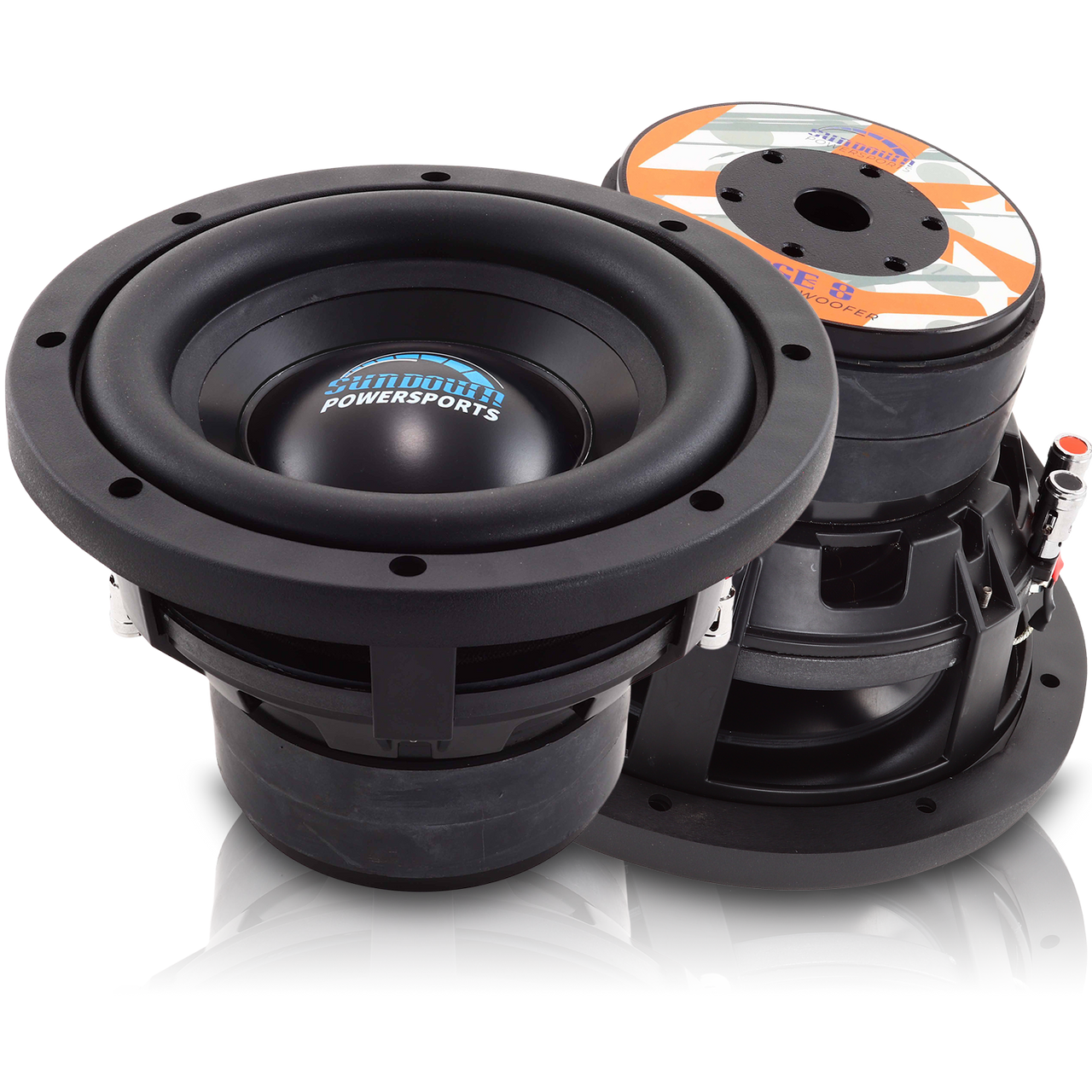 Sundown Audio 2 PSE-8 8" Powersports Subwoofers & 1 SAM-600.1 Combo Deal 250W RMS