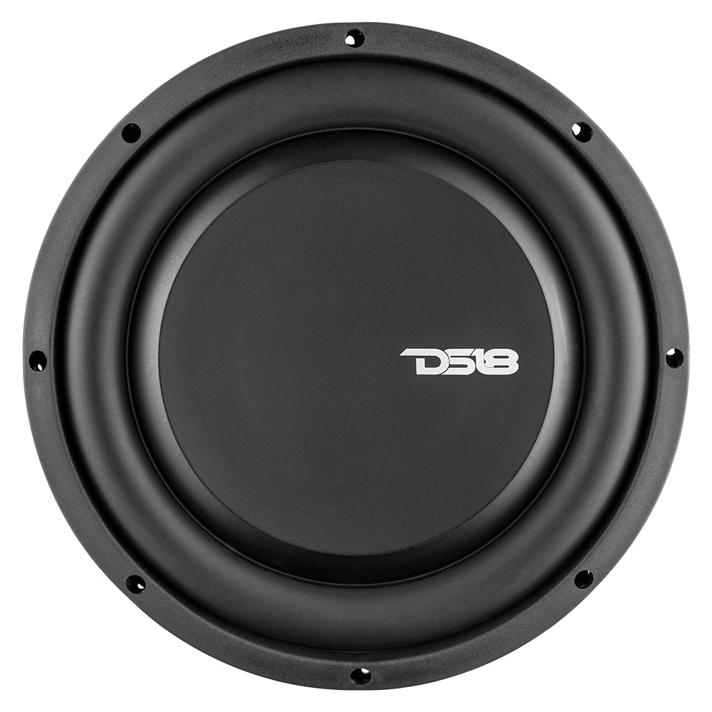 DS18 PS Shallow-Mount Water Resistant 10" Subwoofer | 500W RMS DVC 2-Ohm