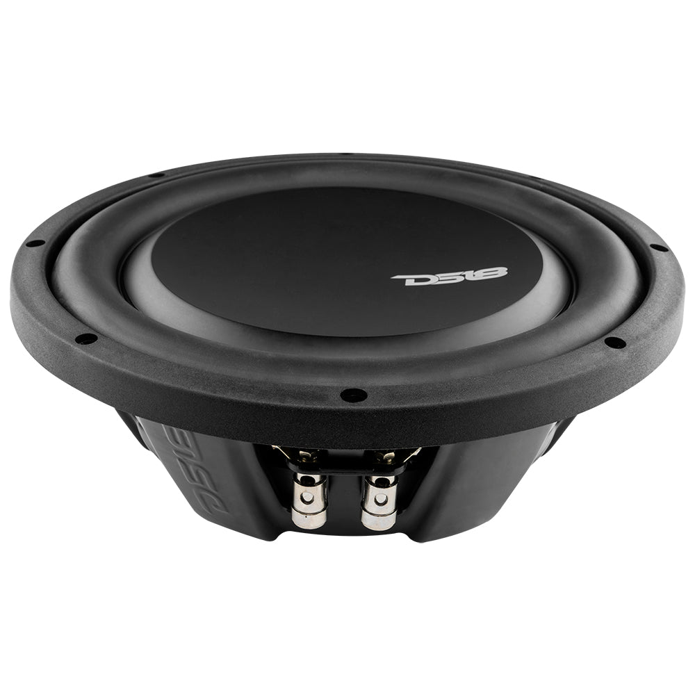 DS18 PS Shallow-Mount Water Resistant 10" Subwoofer | 500W RMS DVC 4-Ohm