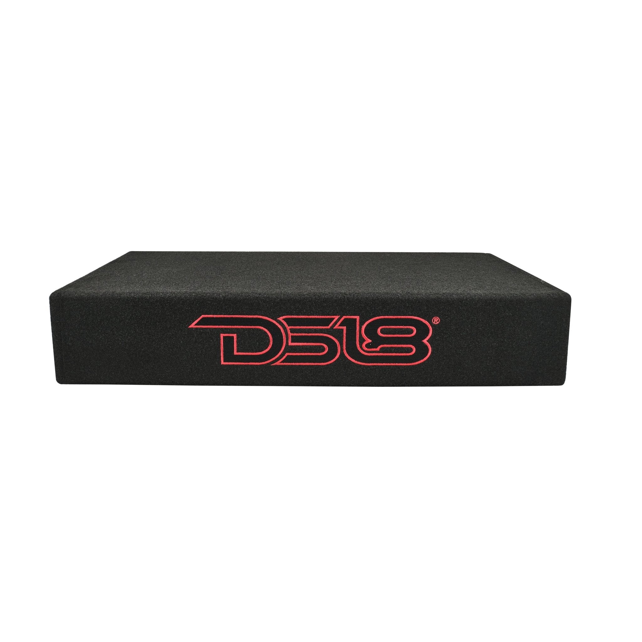 DS18 10" Active Subwoofer Shallow Enclosure with 10" Passive Subwoofer For Pickup Trucks
