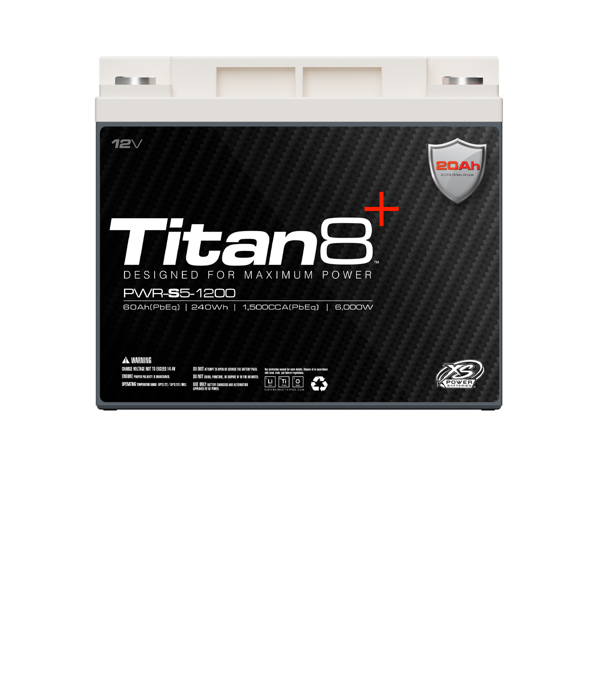 XS Power PWR-S5-1200 12V Titan8 Lithium Titanate (LTO) Battery