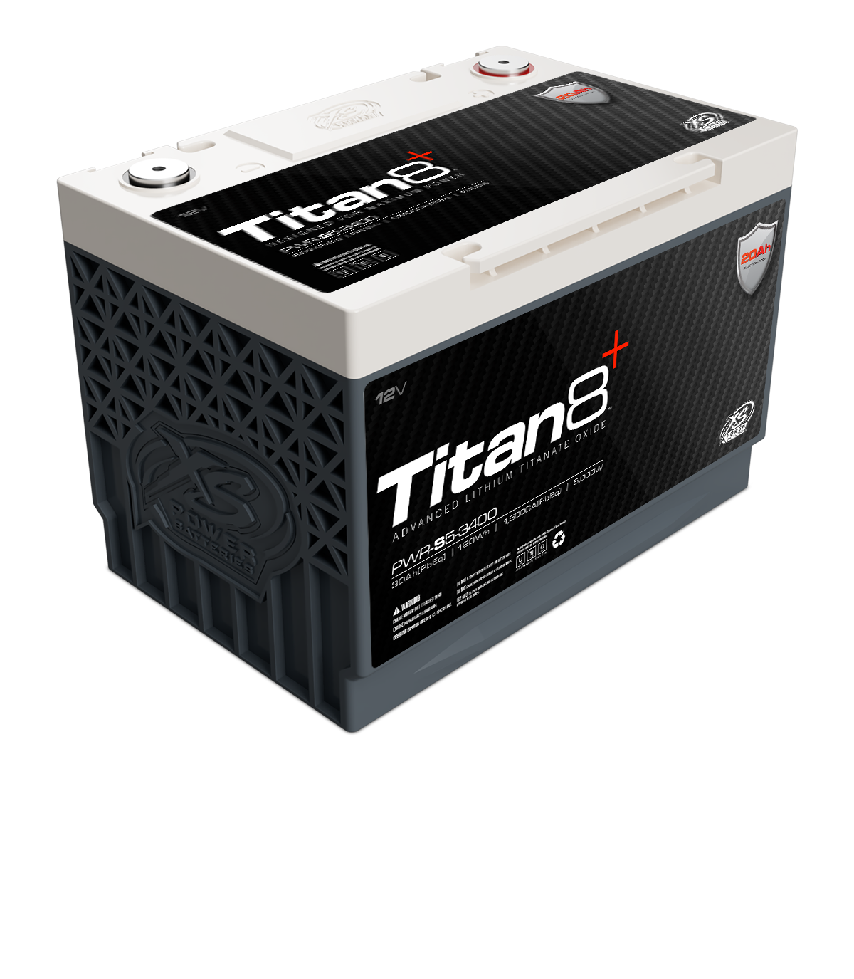 XS Power PWR-S5-3400 12V Titan8 Lithium Titanate (LTO) Battery