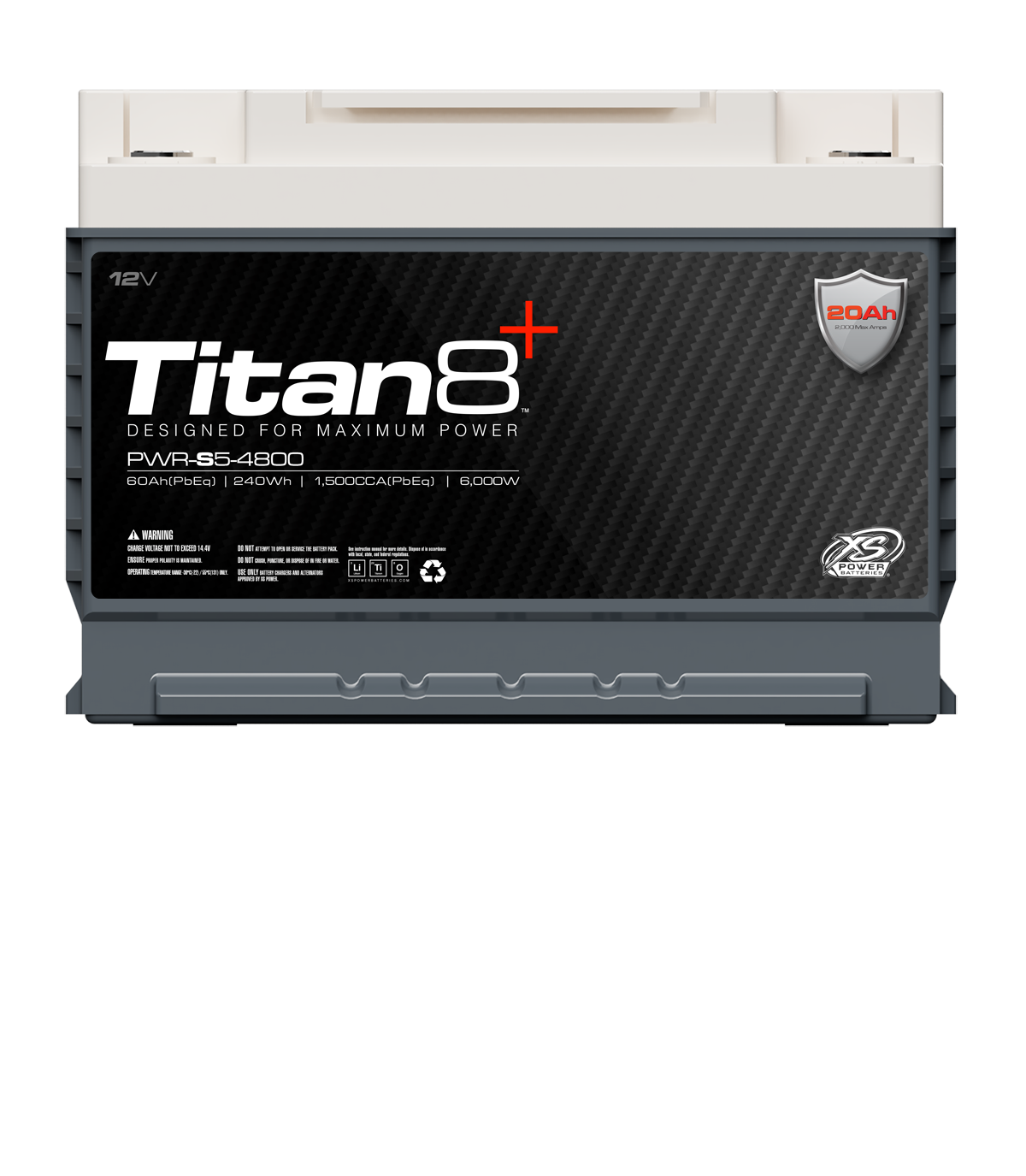XS Power PWR-S5-4800 12V Titan8 Lithium Titanate (LTO) Battery