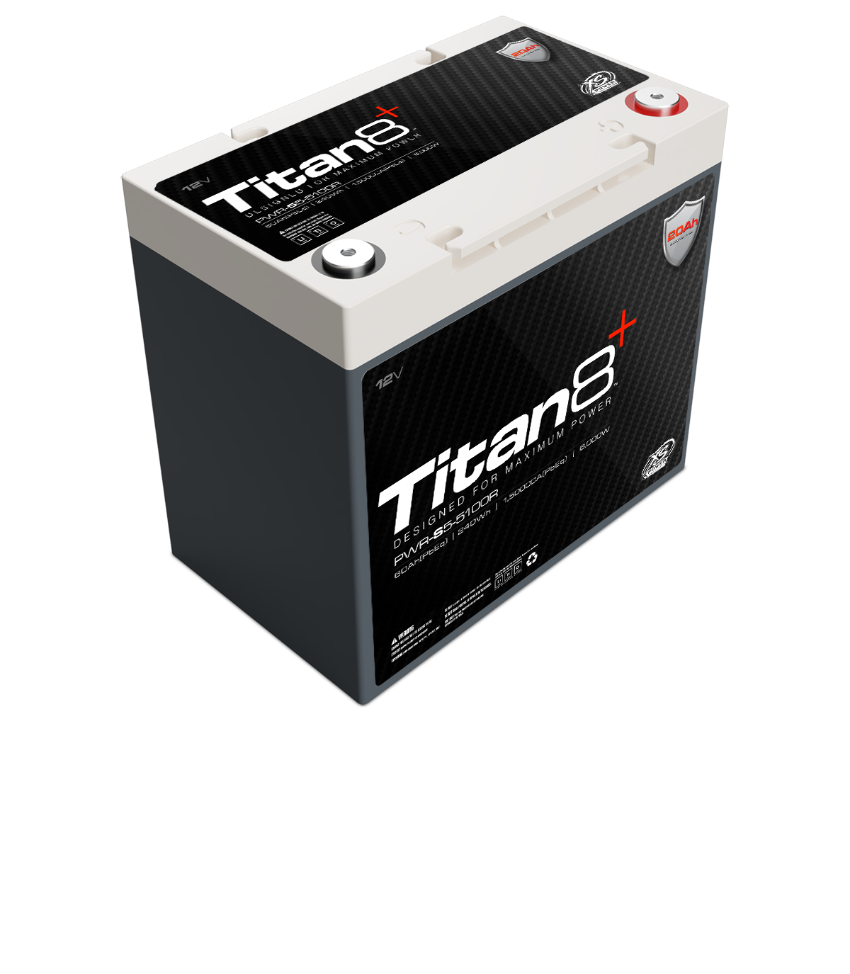 XS Power PWR-S5-5100R 12V Titan8 Lithium Titanate (LTO) Battery