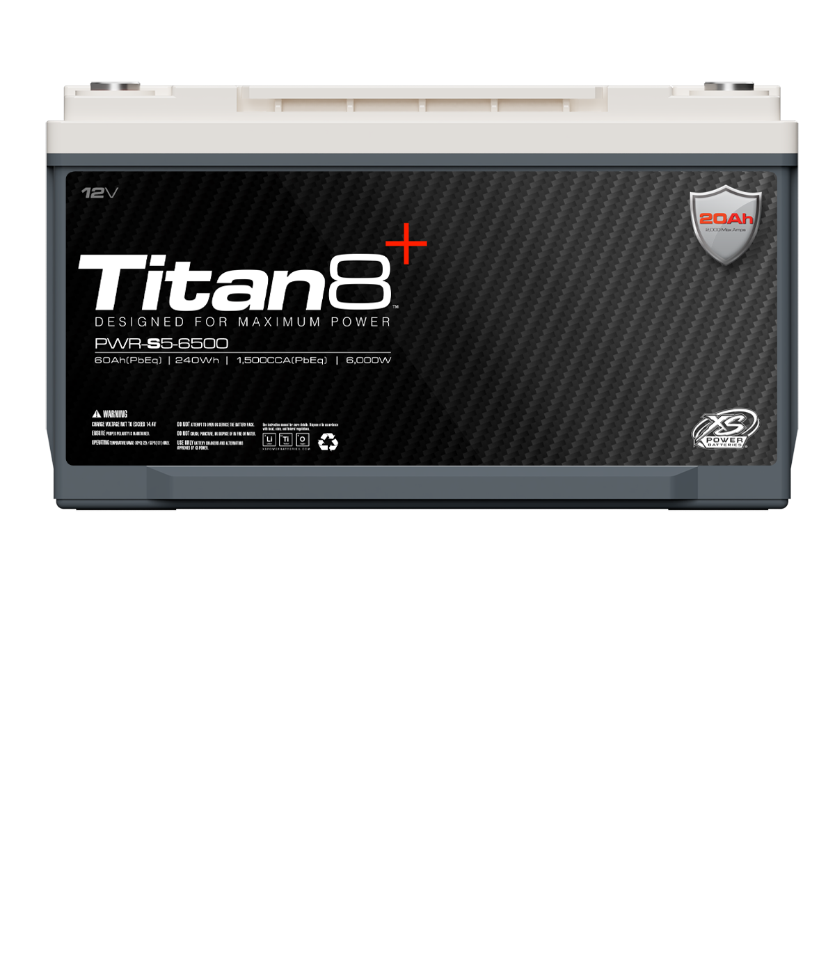 XS Power PWR-S5-6500 12V Titan8 Lithium Titanate (LTO) Battery