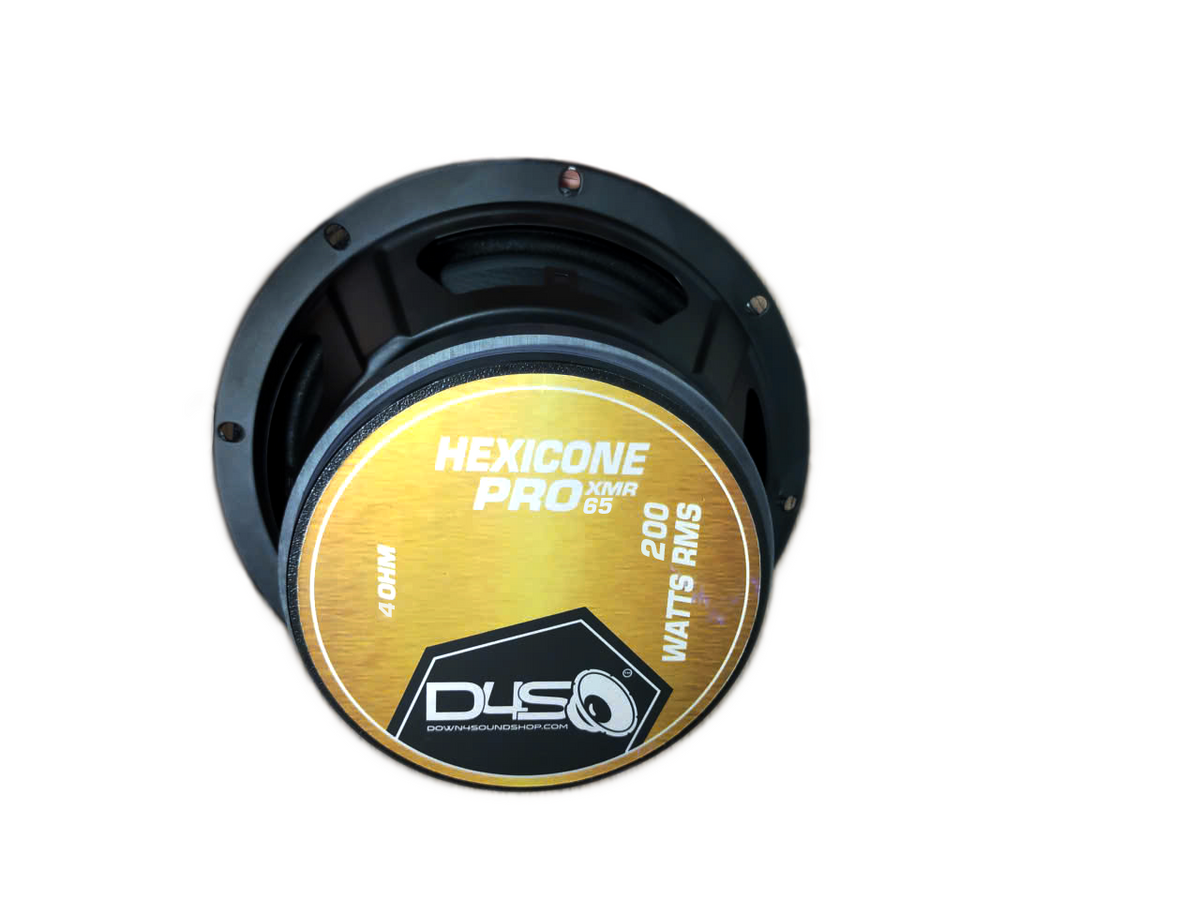 Down4Sound HEXICONE XMR 65 6.5" CARBON FIBER PRO AUDIO SPEAKER 200W RMS — view 5 of 5