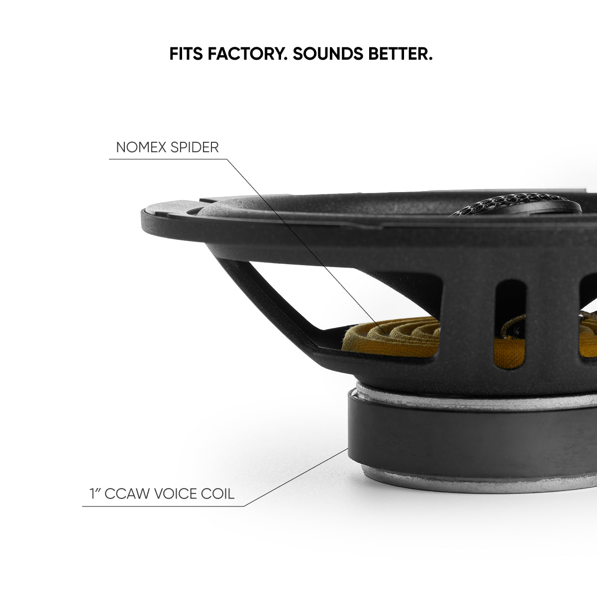 Pride Audio Easy 6.5X v2 2-Way Coaxial Speakers 70W RMS (Pair) — view 3