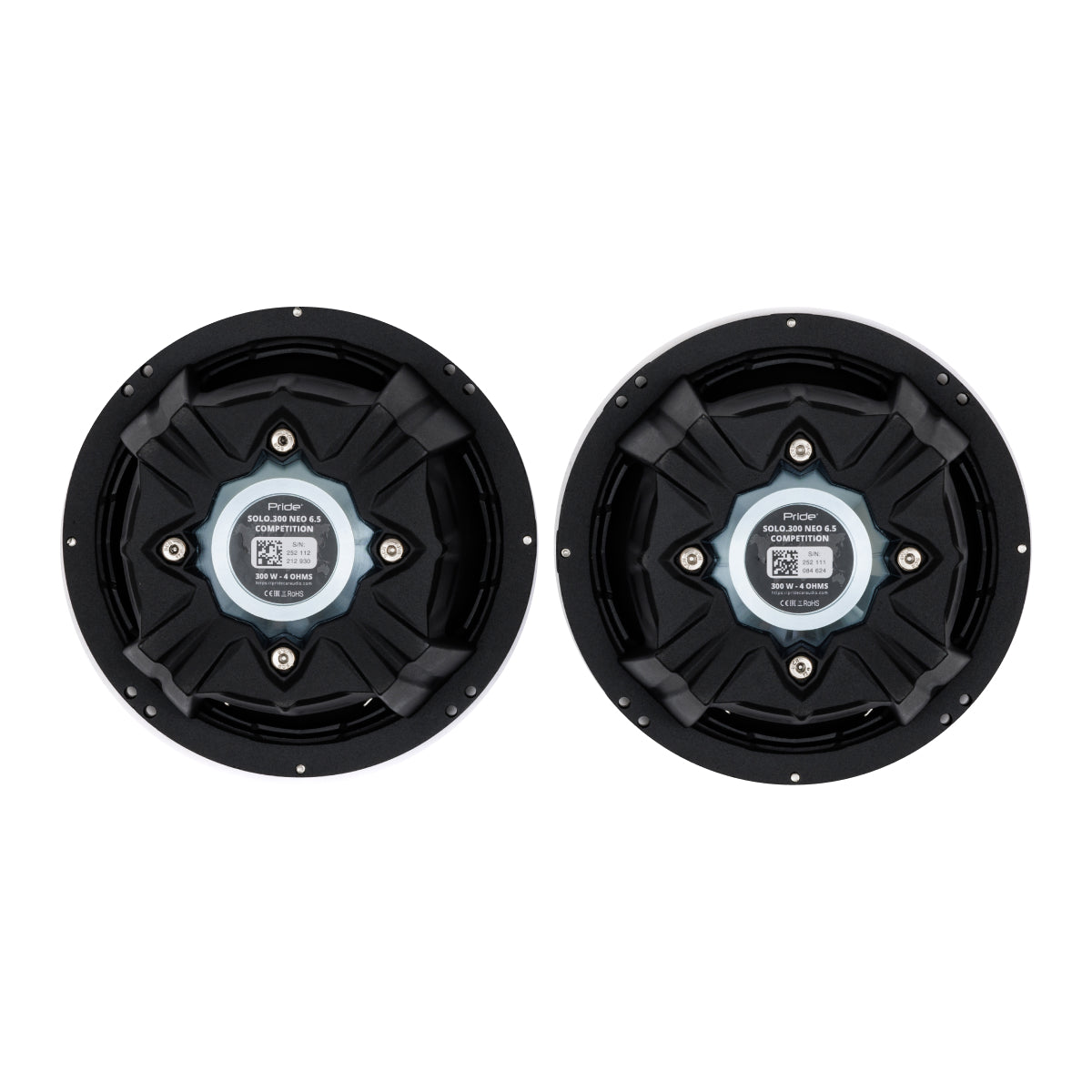Pride Audio Solo 300 NEO 6.5 Competition Pro Audio Midrange Speakers 300W RMS (Pair) — view 12