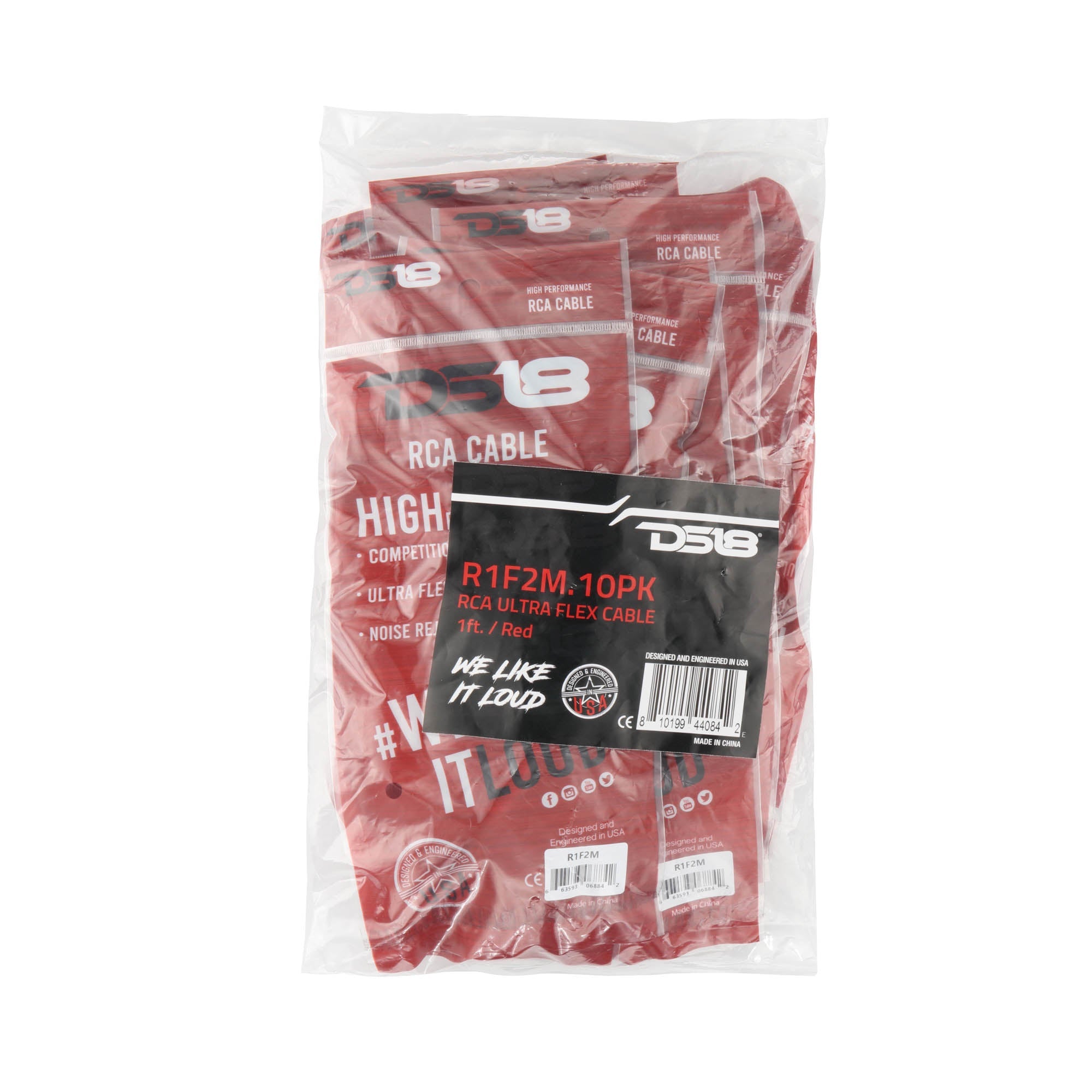 DS18 R1F2M.10PK Level 2 RCA 100% Copper OFC Y Connector 1 FEMALE to 2 MALE - 10 Pack — view 2 of 2