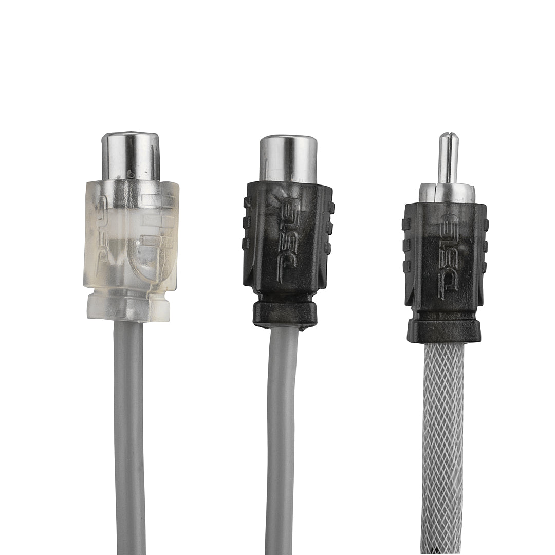 DS18 Level 2 RCA 100% OFC Y Connector 1 Male / 2 Female