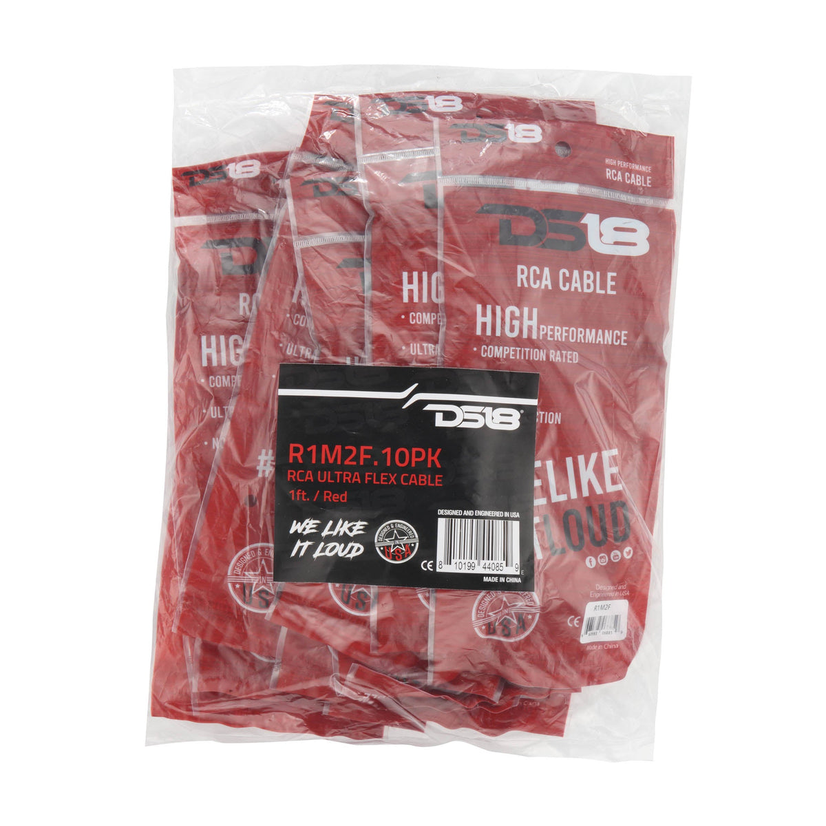 DS18 R1M2F.10PK Level 2 RCA 100% OFC Y Connector – 1 Male / 2 Female (10-Pack) — view 3 of 3