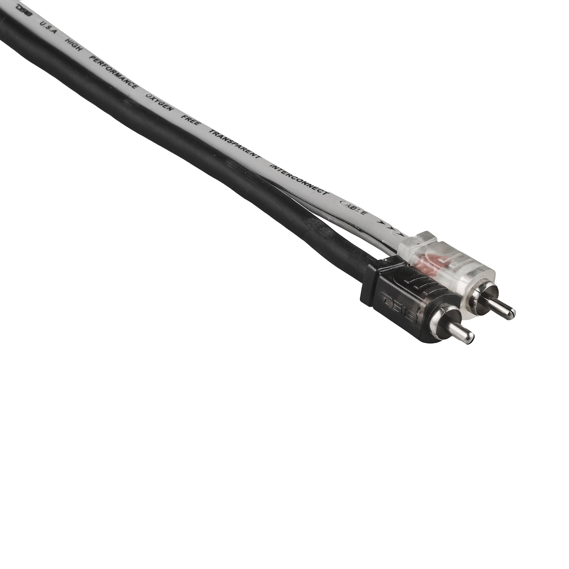 DS18 Level 2 RCA 100% Copper OFC Y Connector 2 MALE to 12 MALE 1.5 Feet - SILVER