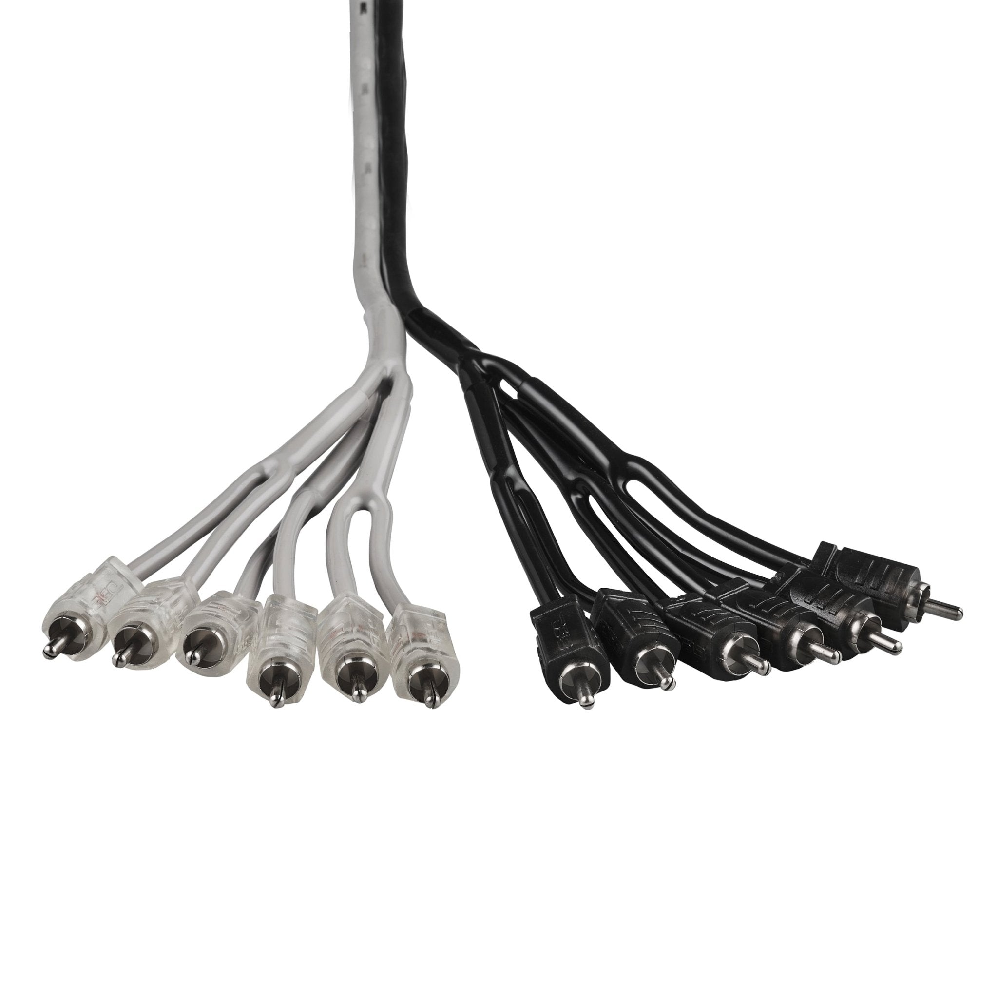 DS18 Level 2 RCA 100% Copper OFC Y Connector 2 MALE to 12 MALE 1.5 Feet - SILVER