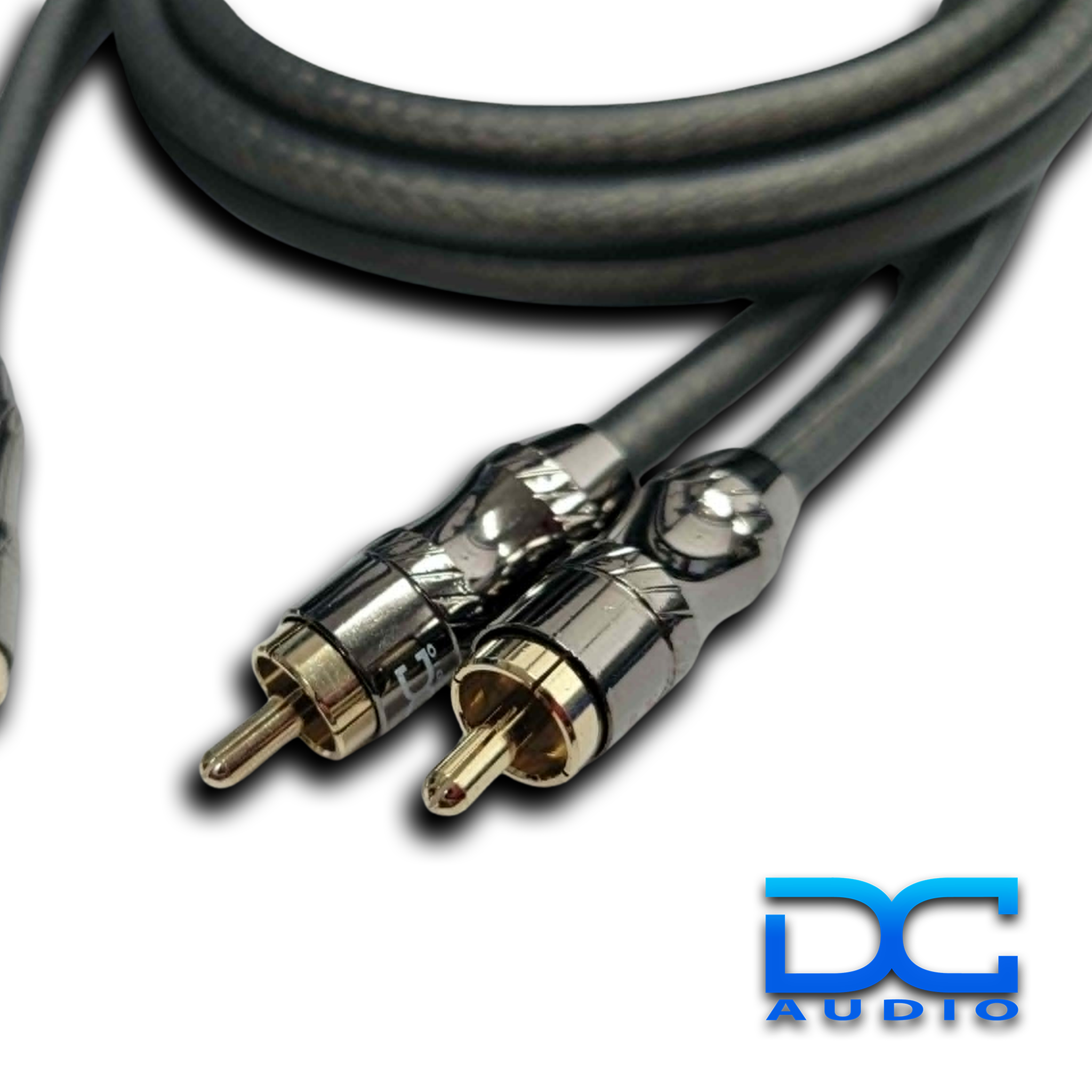DC Audio Platinum Series 2-Channel RCA Cable 6 ft