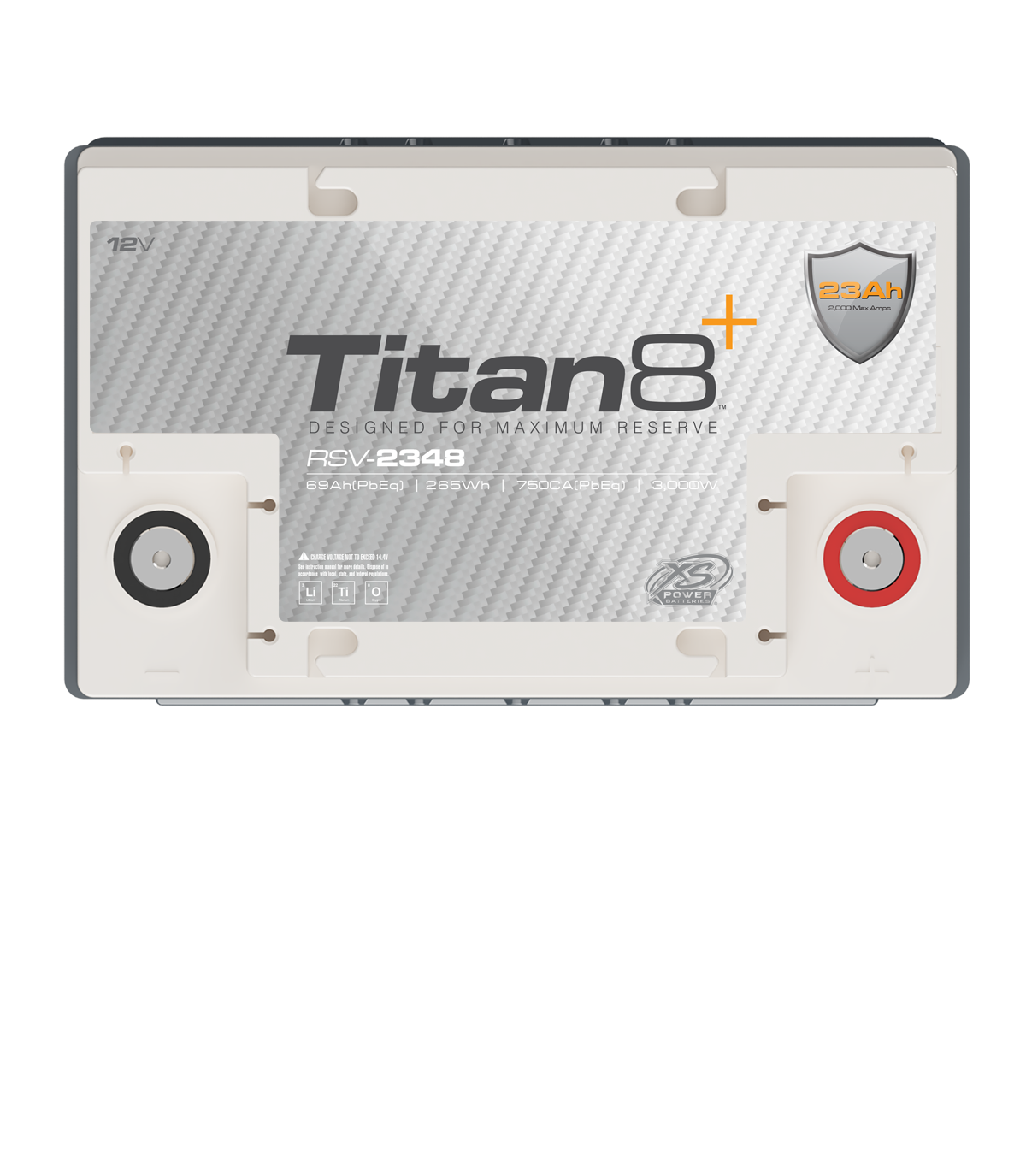 XS Power RSV-23-4800 Titan8 Lithium Titanate (LTO) Battery