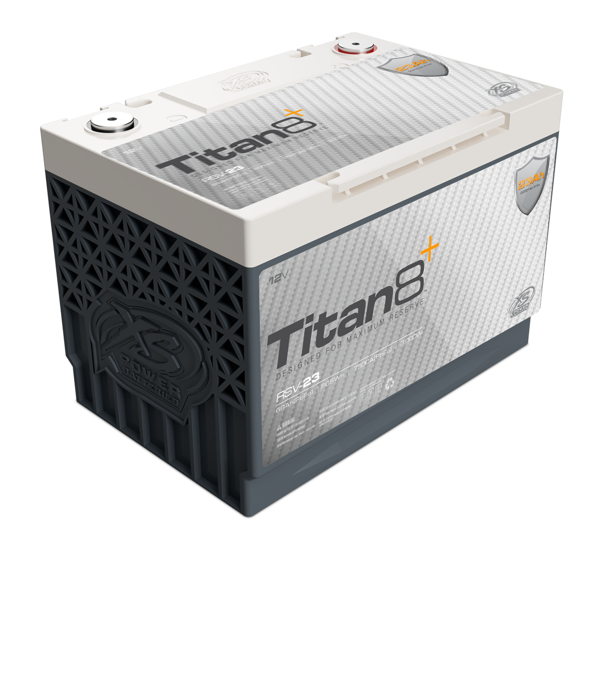 XS Power RSV-23 Titan8 Lithium Titanate (LTO) Battery