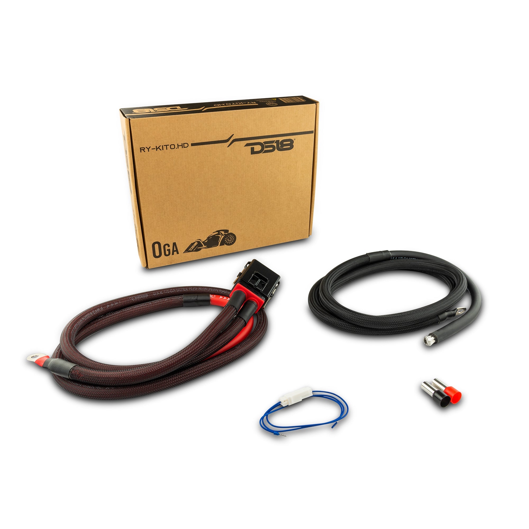 DS18 0-GA Ryder OFC Amplifier Installation Kit for Harley-Davidson