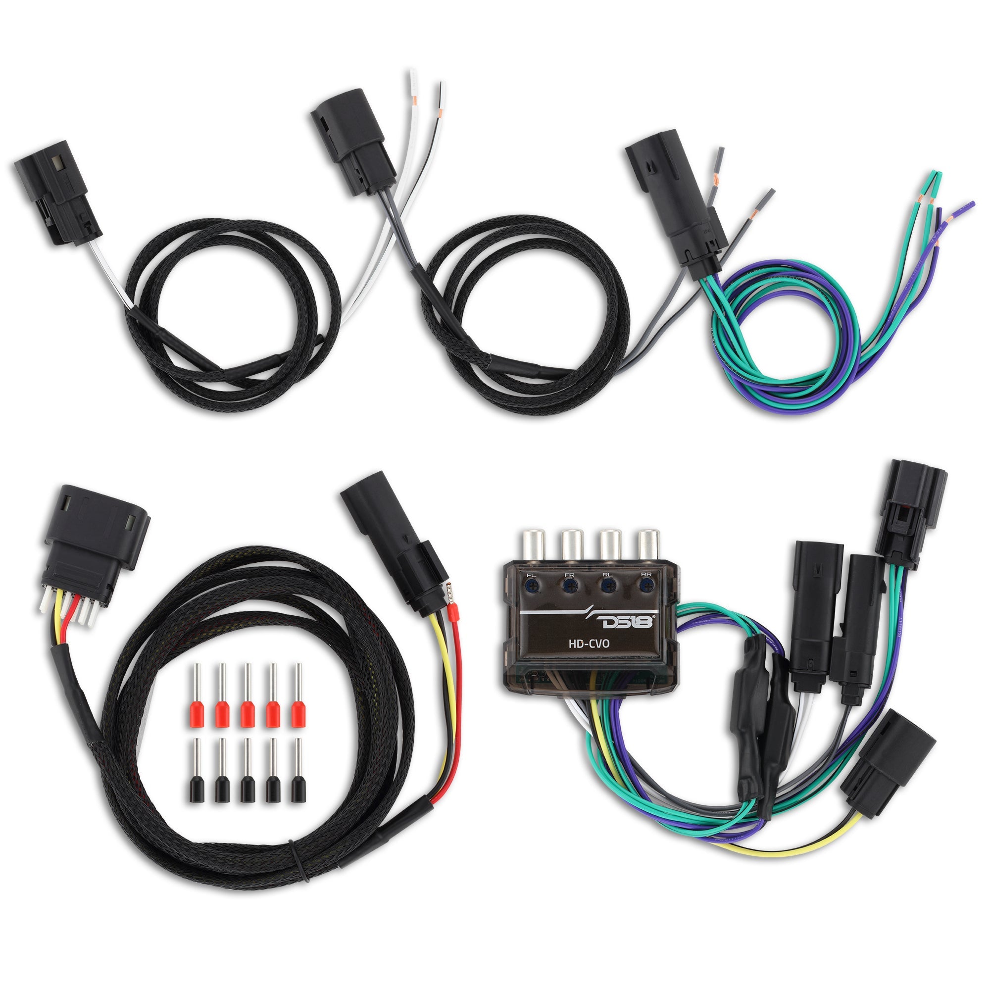 DS18 RY-LOC.HD23UPCVO Harley-Davidson 4-Channel Plug-and-Play Line Output Converter Kit for CVO & Ultra Tourin