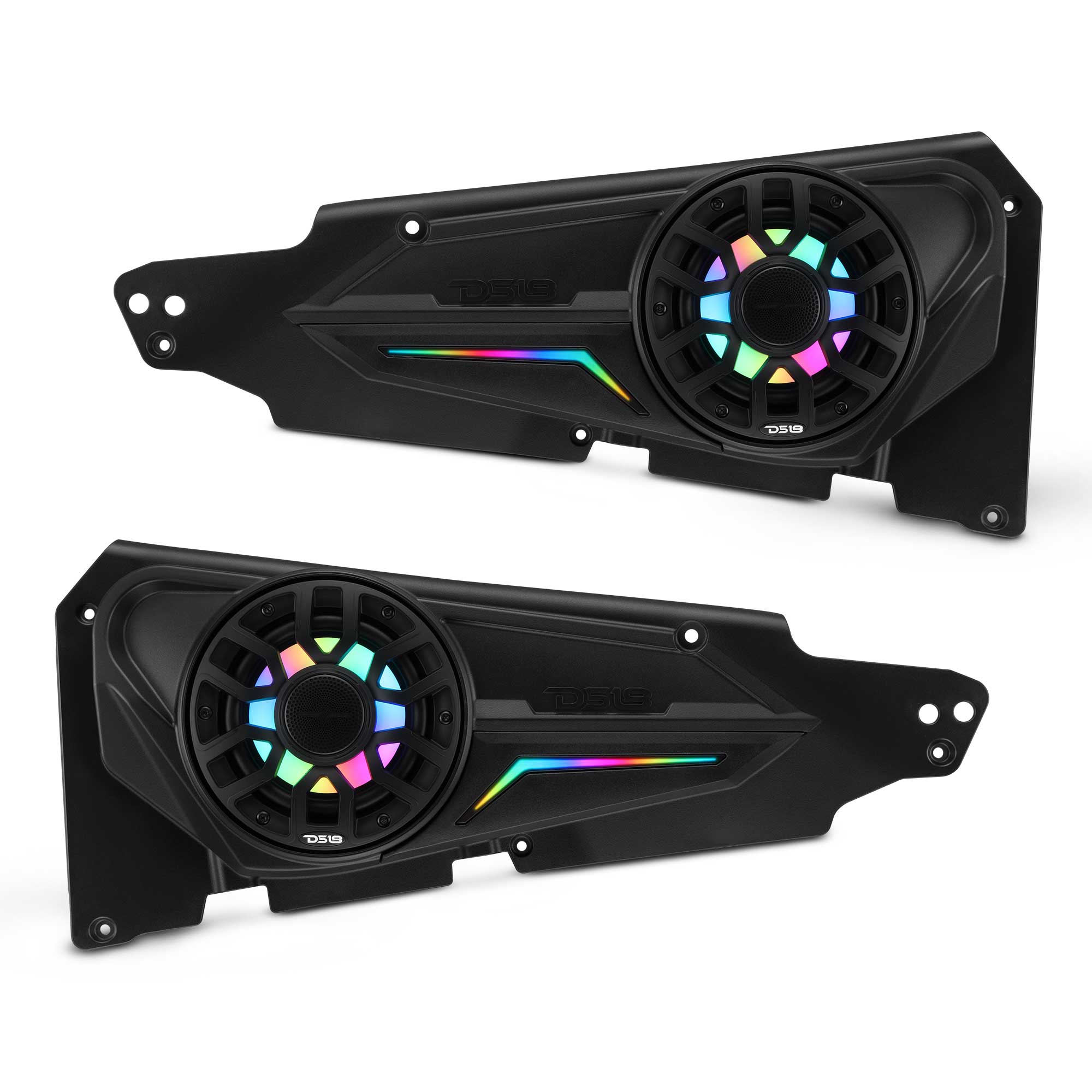 DS18 RZR-FD6LD Polaris Front Door Panels Loaded with 6.5" NXL-iQ Coaxial Speakers for RZR-XP Models (2014-2023