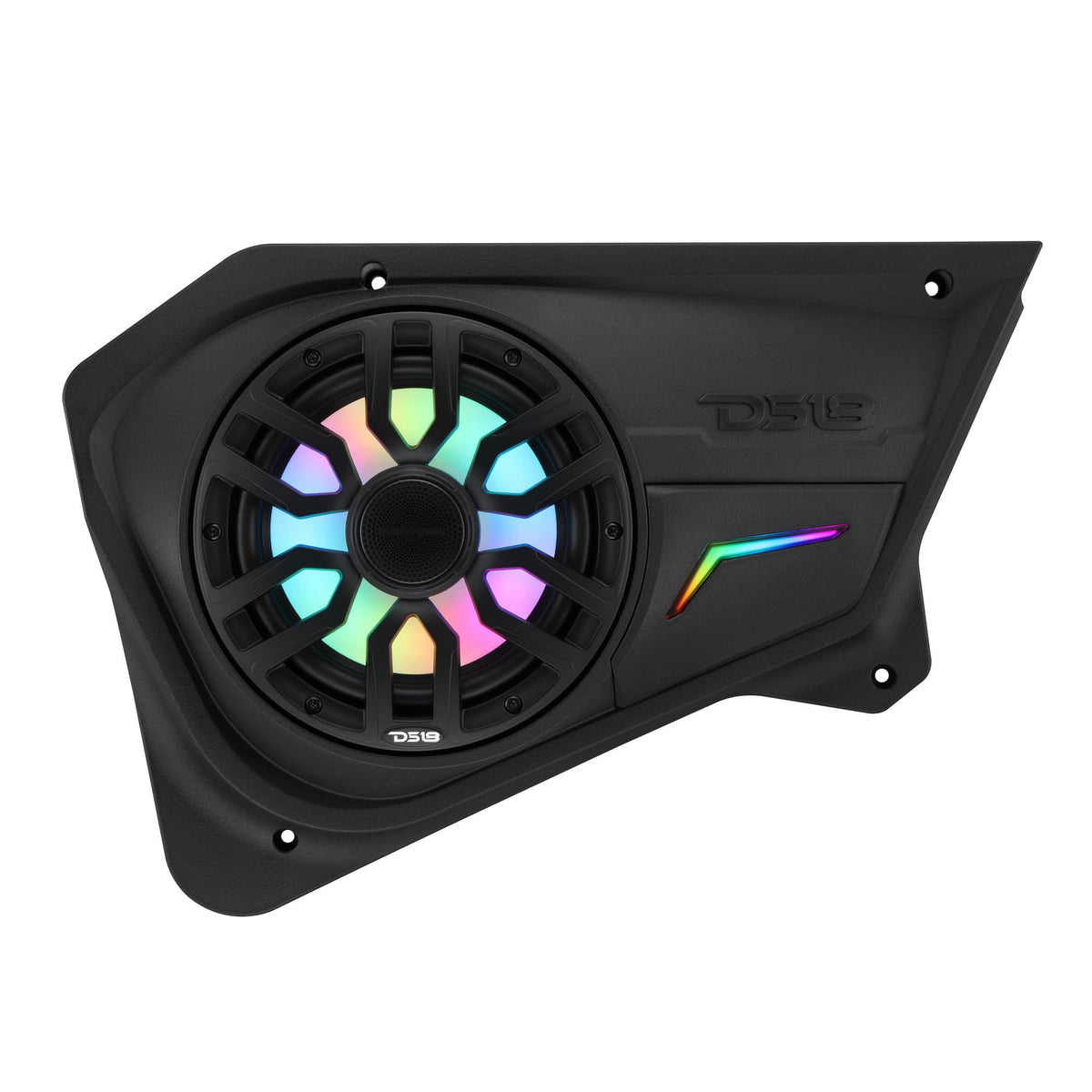 DS18 RZR-PROBD8LD Polaris RZR Rear Door Panels Loaded with NXL-IQ/BK 8" Coaxial Speakers — view 5 of 5