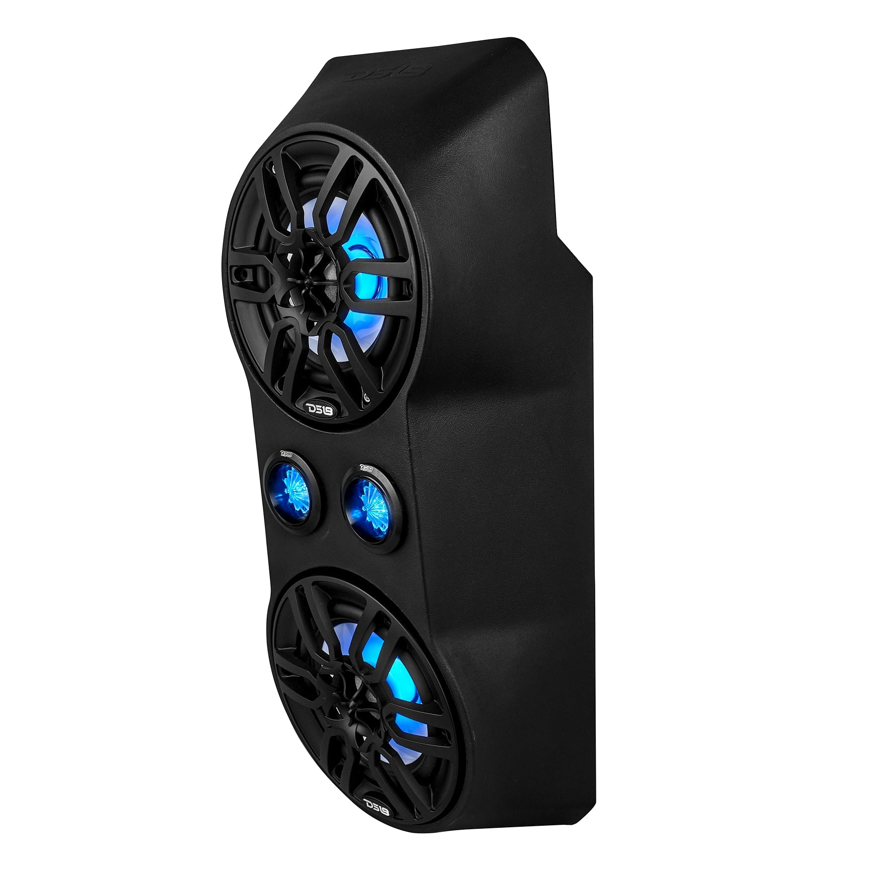 DS18 Polaris RZR Waterfall Center Console 2 X 6.5" Speakers & 2 X 2.2" Bullet Tweeter Empty Enclosure
