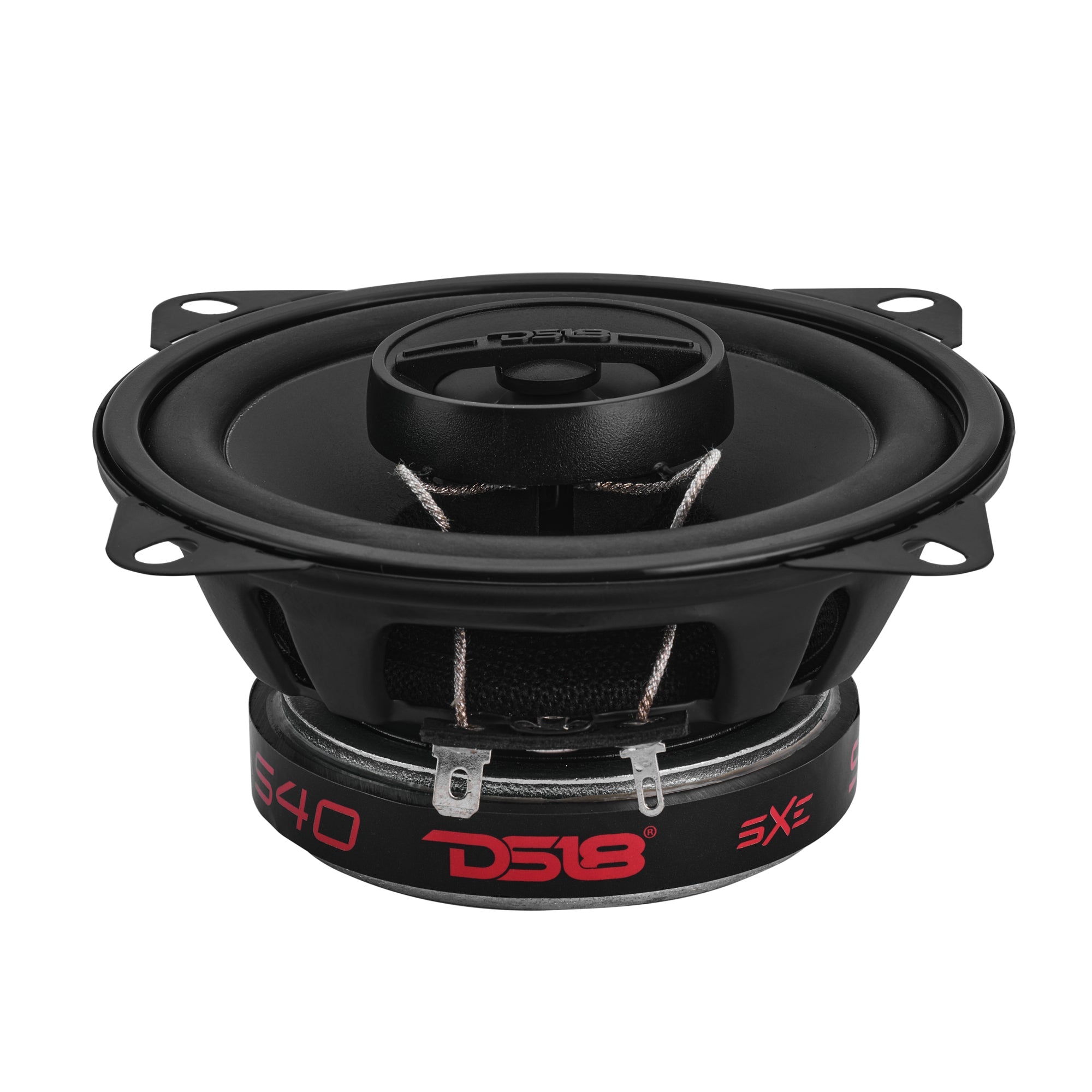 DS18 SELECT 4” 2-Way Coaxial Speaker with Grille | 40W RMS 4-Ohm