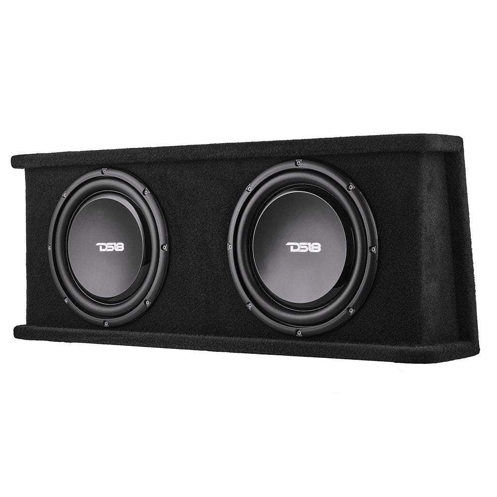 DS18 12" Loaded Shallow Subwoofer Enclosure 700 Watts Rms @ 1 ohm