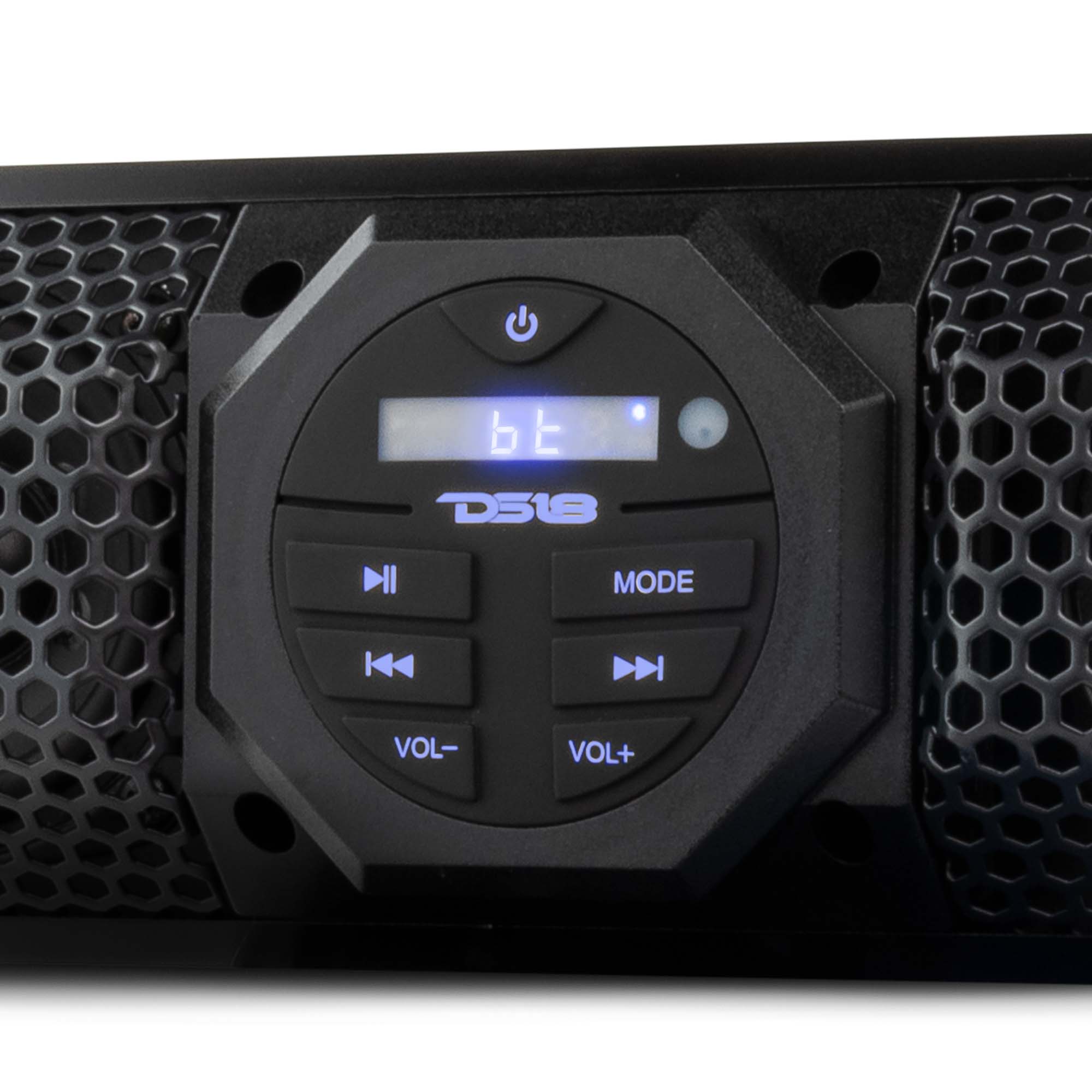 DS18 24" Marine Amplified with Bluetooth Sound Bar Speaker System 6 Speakers 600 Watts