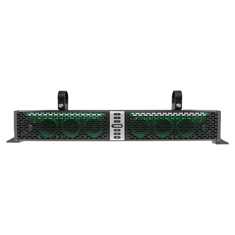 DS18 HYDRO 30” Marine Bluetooth Sound Bar – Water Resistant, RGB LED Lights, 8 Speakers, 320W RMS Amplified System