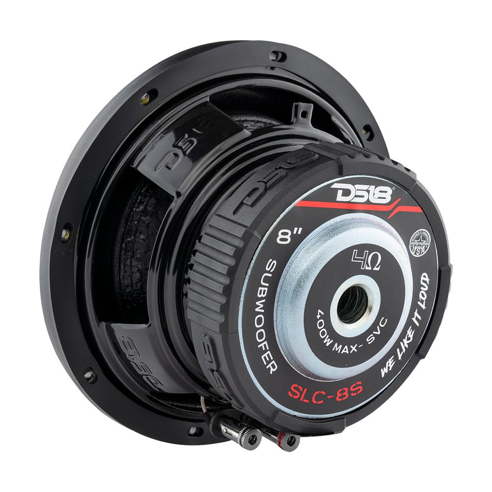 DS18 SELECT 8" Subwoofer 200 Watts Rms SVC 4-Ohm
