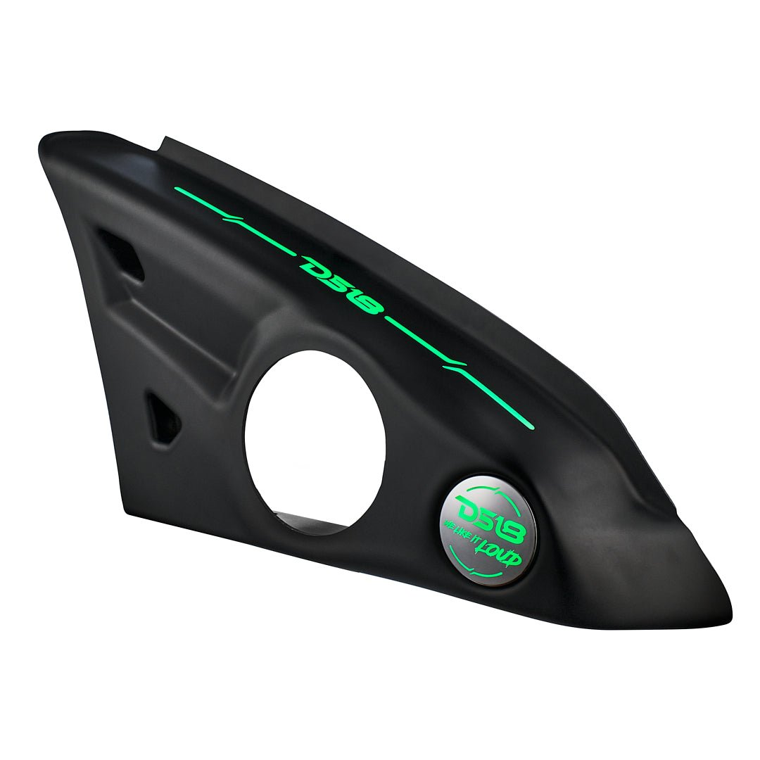 DS18 Polaris Slingshot Arm Rest Empty Enclosure With Digital Led Lights fits 2 x 6.5" Speakers | 2015 - Current