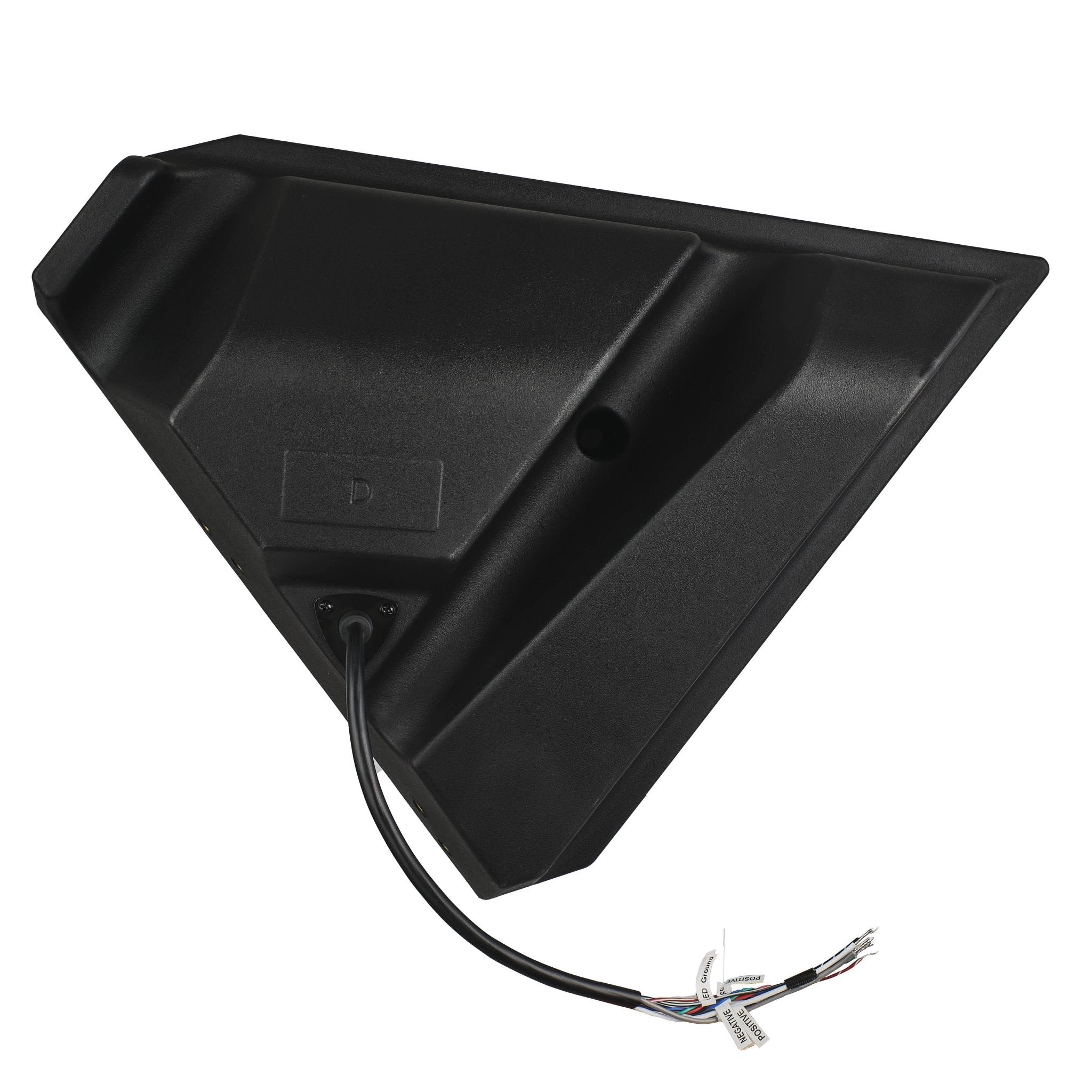 DS18 Polaris Slingshot Front Kick Empty Panel Pods With Digital LED Lights fits 2 x 6.5" Speakers and 2 x 3.8" Bullet Tweeters | 2015 - Current