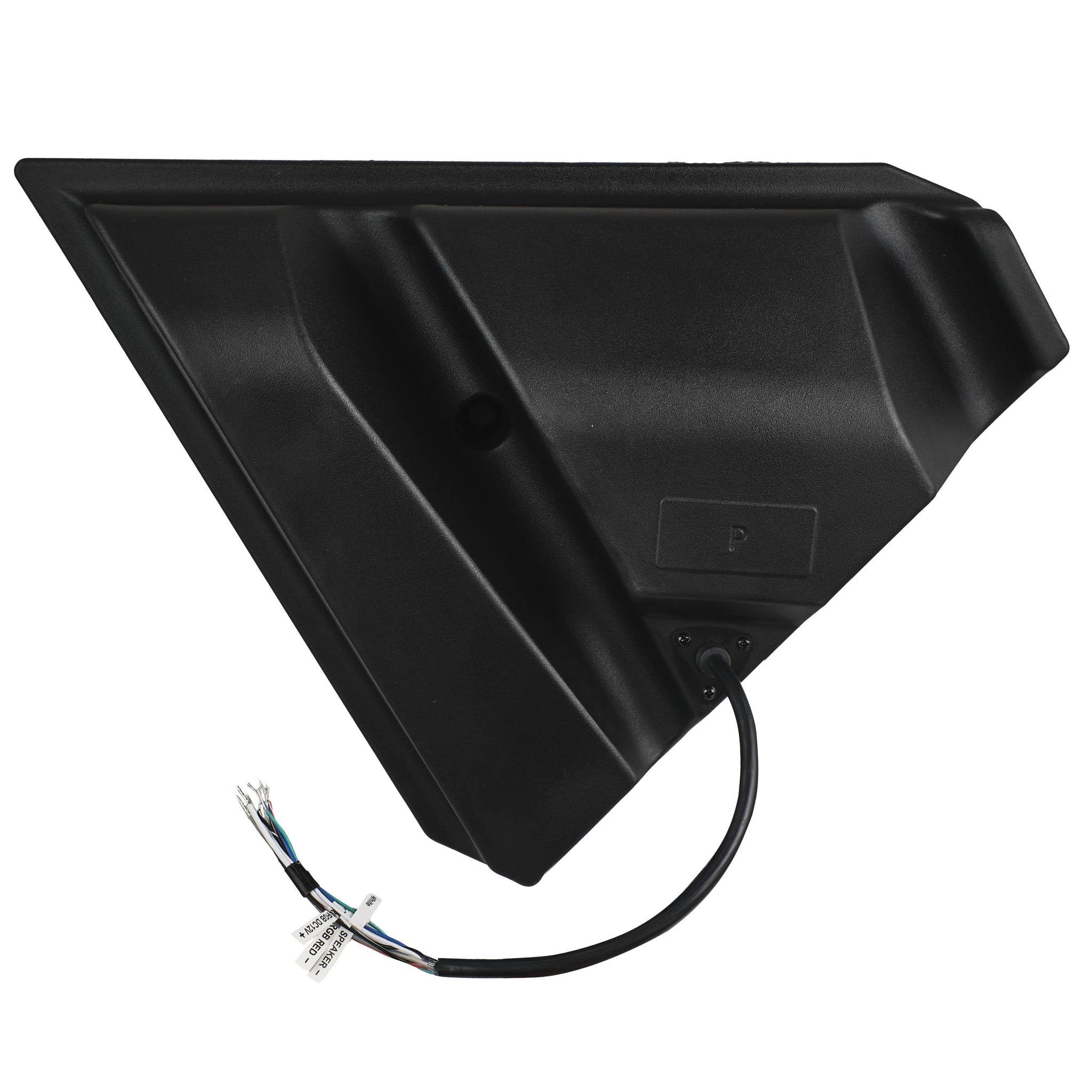 DS18 Polaris Slingshot Front Kick Empty Panel Pods With Digital LED Lights fits 2 x 6.5" Speakers and 2 x 3.8" Bullet Tweeters | 2015 - Current