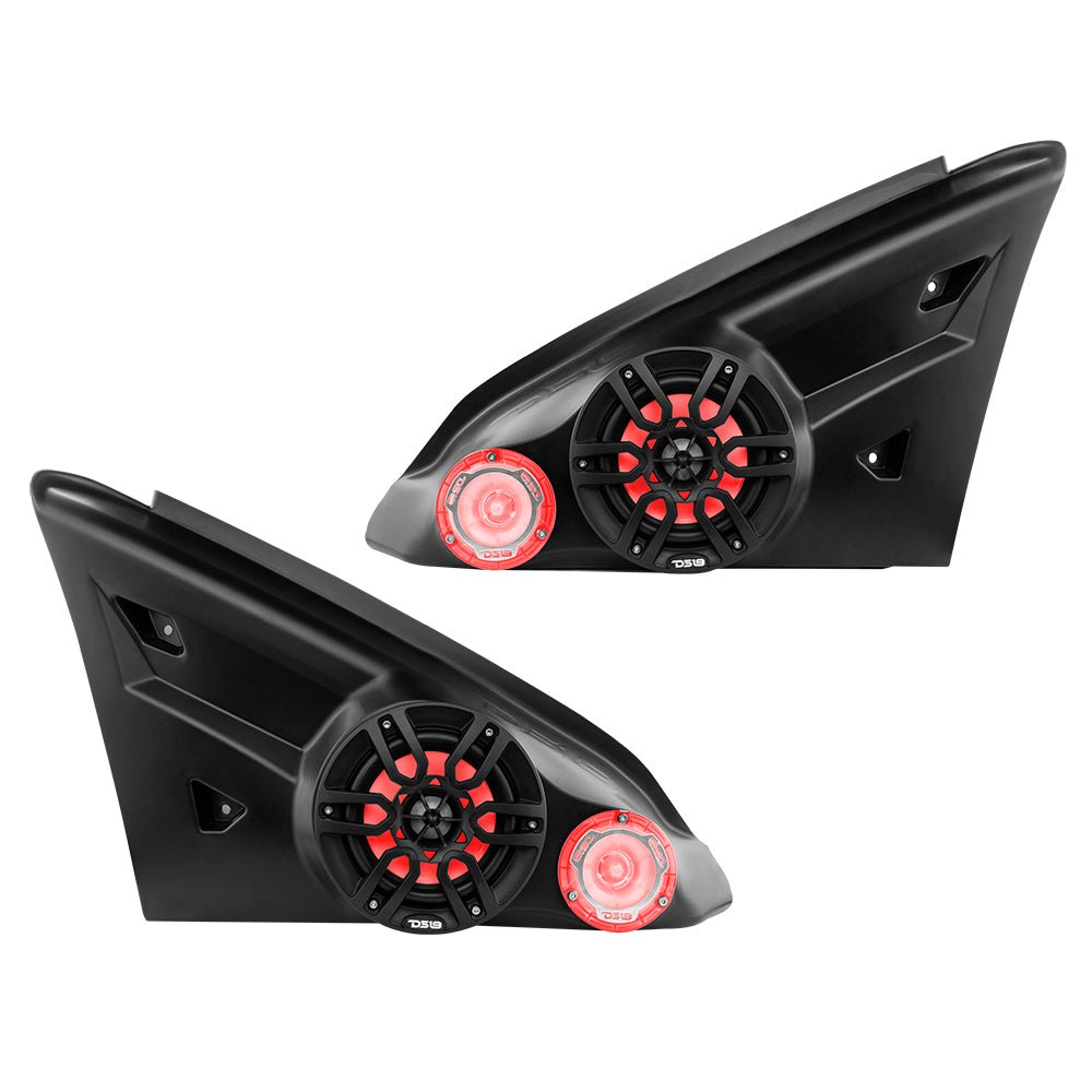 DS18 Polaris Slingshot Arm Rest 2 X 6.5" Empty Enclosure | 2015 - Current