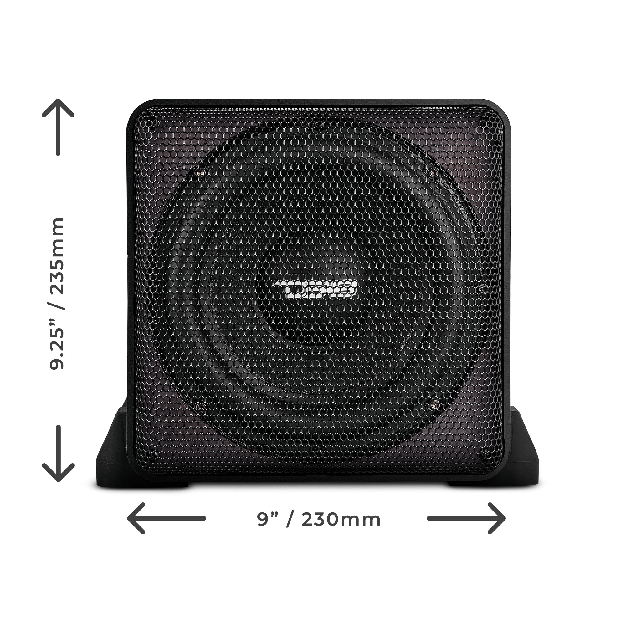 DS18 Dual 8" Loaded High End Aluminum Subwoofer Enclosure 300 Watts Rms