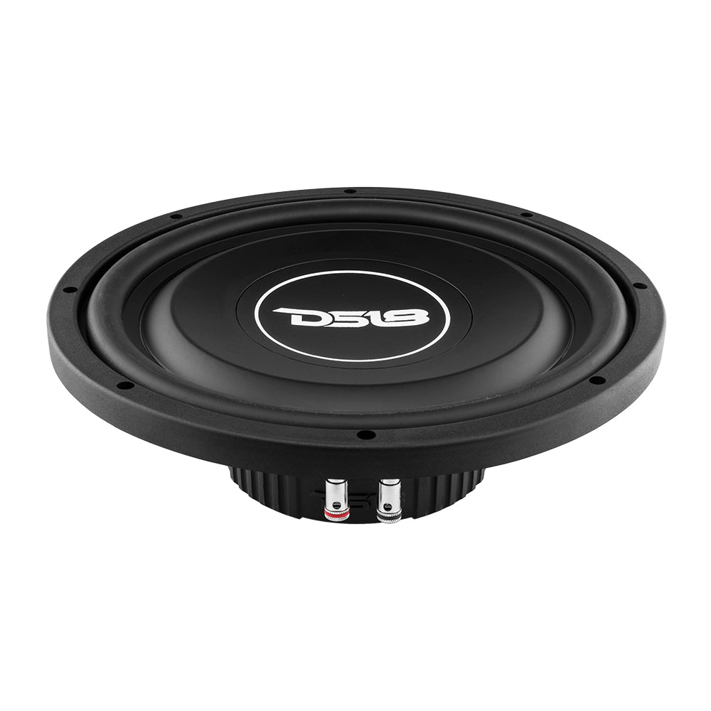 DS18 SRW Shallow-Mount 12" Subwoofer 220 Watts Rms SVC 4-Ohm