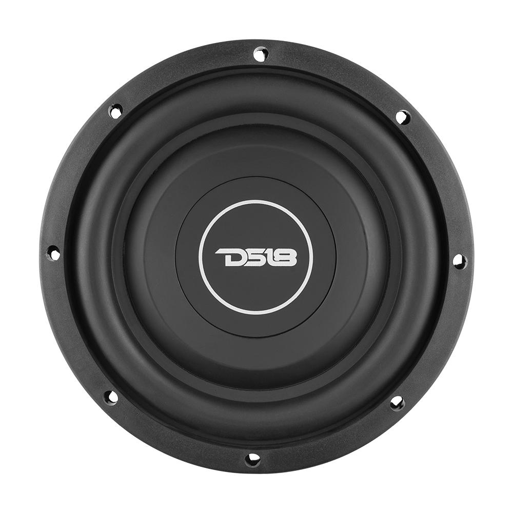 DS18 SRW Shallow-Mount 8" Subwoofer 150 Watts Rms SVC 4-Ohm