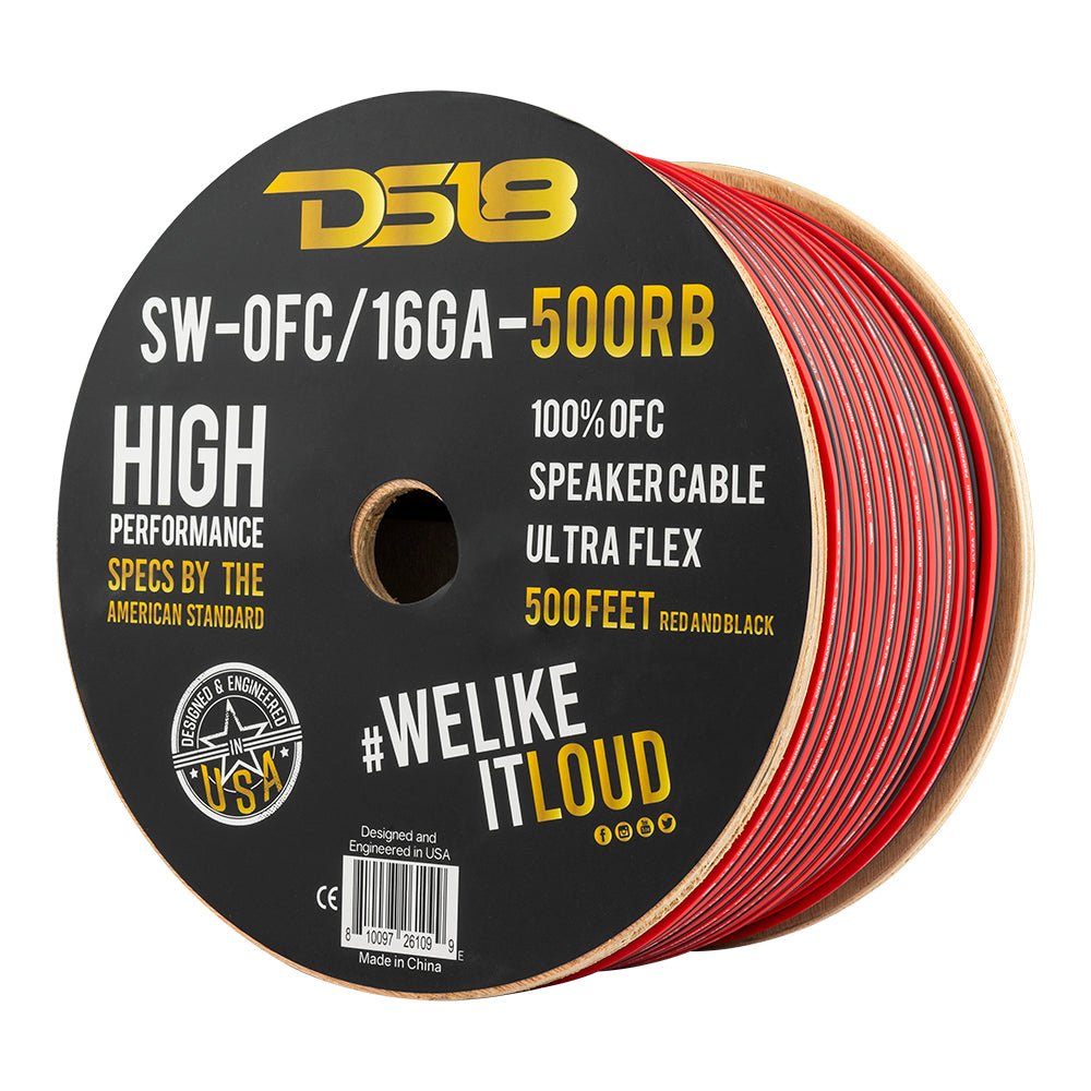 DS18 16-GA OFC 100% Copper Speaker Wire 500 Feet
